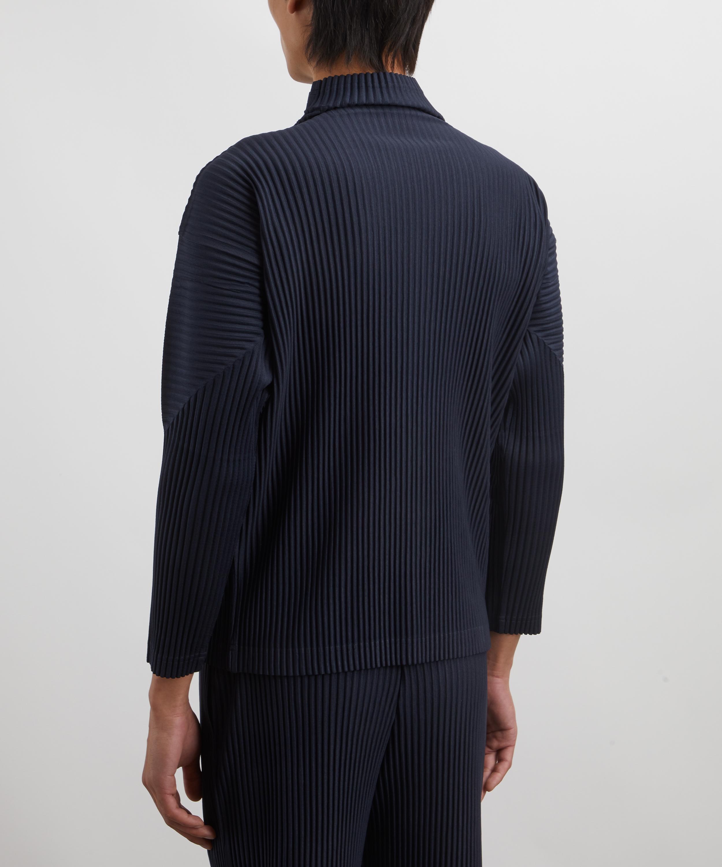 HOMME PLISSÉ ISSEY MIYAKE - OCTOBER BASICS Pleated Long-Sleeve T-Shirt image number 3