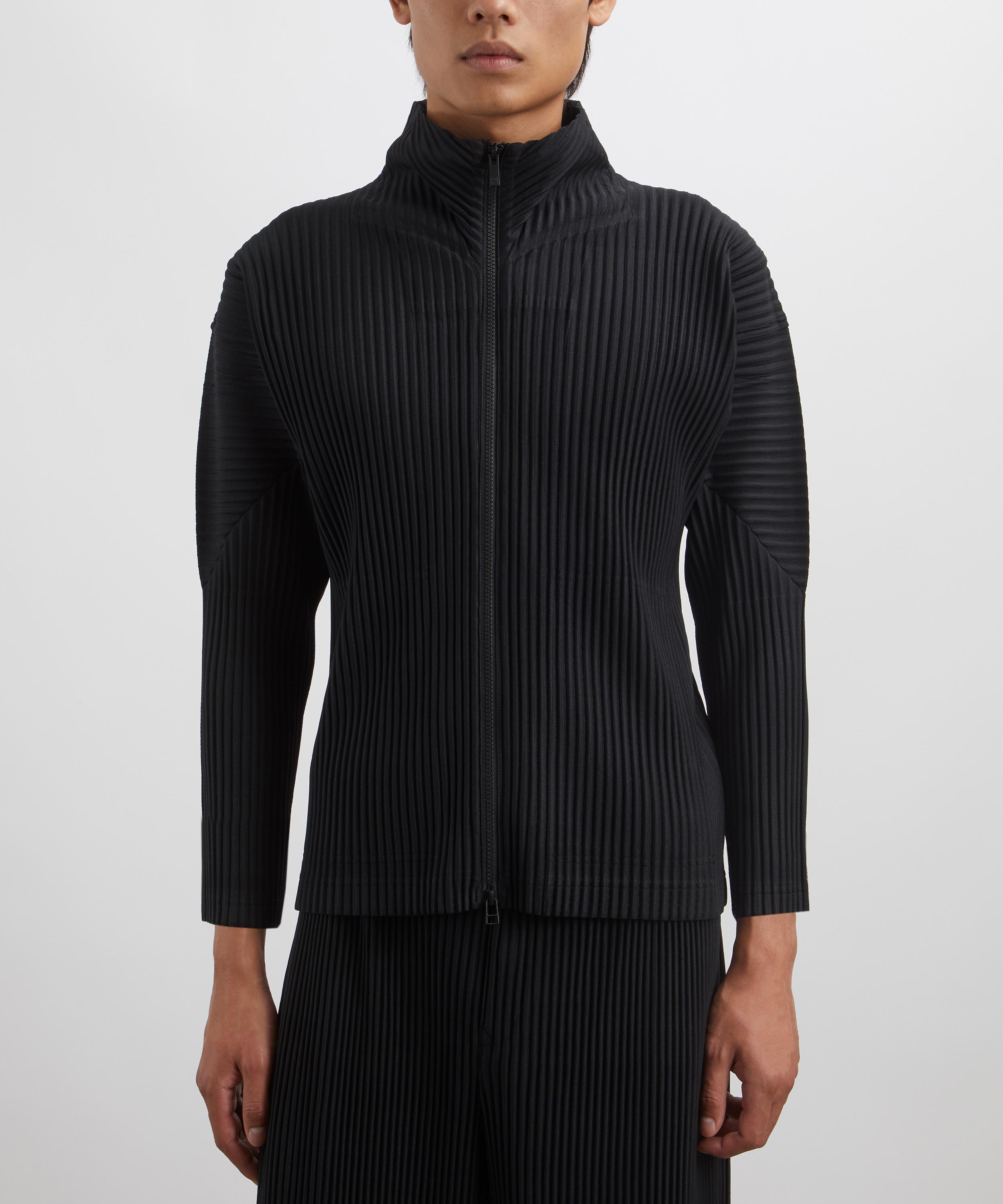 HOMME PLISSÉ ISSEY MIYAKE - OCTOBER BASICS Pleated Zipped Shirt image number 2