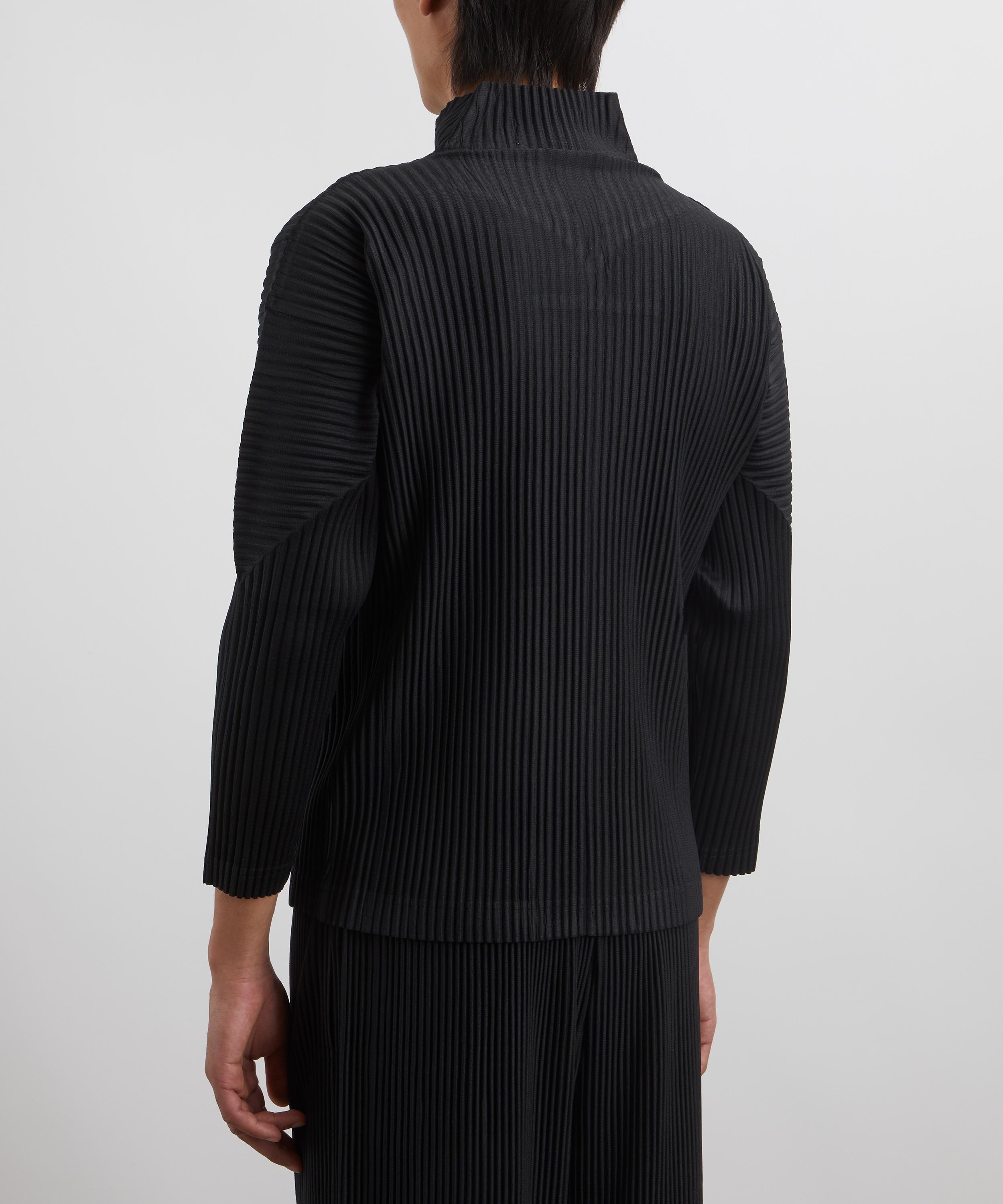 HOMME PLISSÉ ISSEY MIYAKE - OCTOBER BASICS Pleated Zipped Shirt image number 3