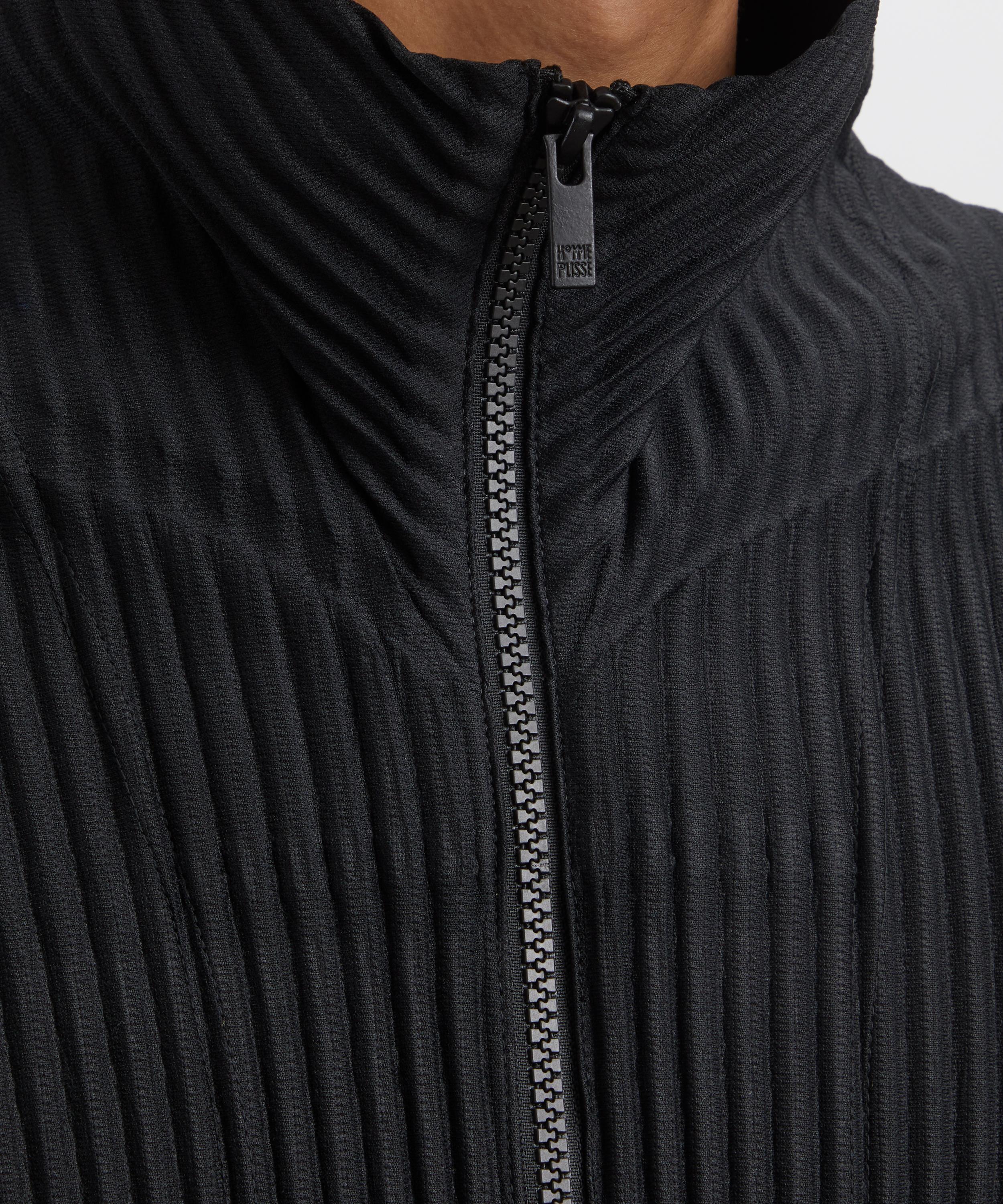 HOMME PLISSÉ ISSEY MIYAKE - OCTOBER BASICS Pleated Zipped Shirt image number 4