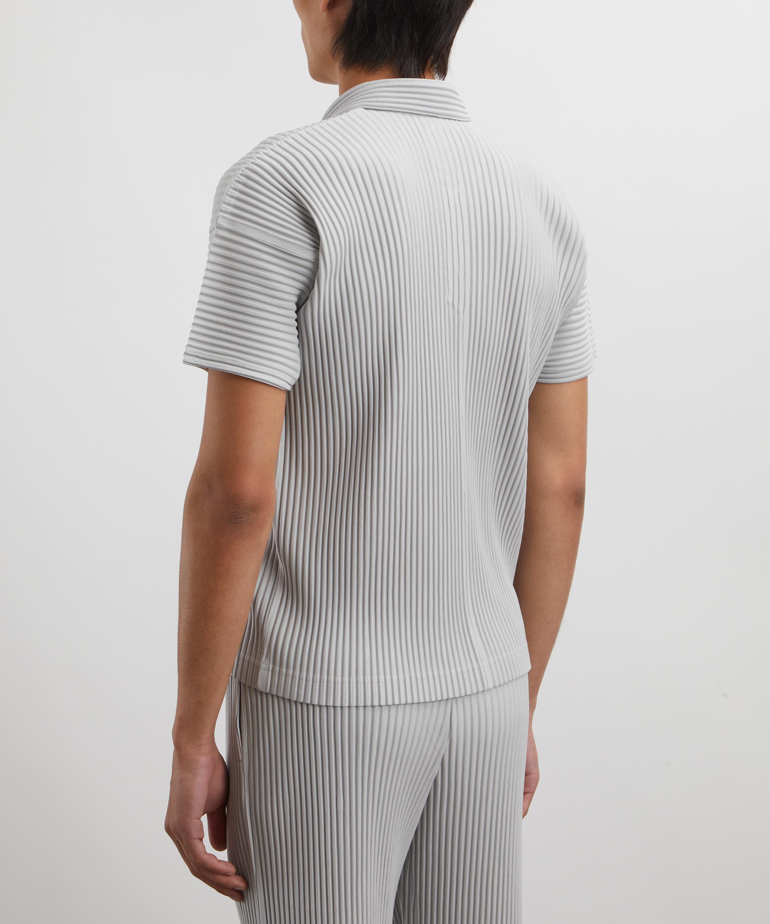 HOMME PLISSÉ ISSEY MIYAKE - OCTOBER BASICS Pleated Polo Shirt image number 3