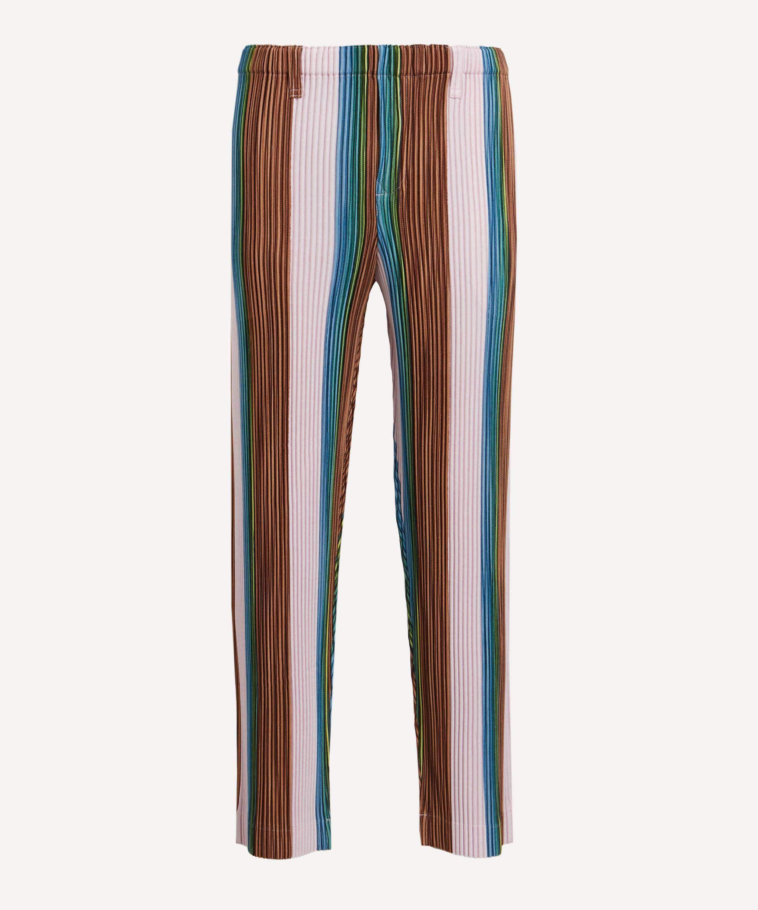 HOMME PLISSÉ ISSEY MIYAKE - RB STRIPES 1 Pleated Trousers image number 0