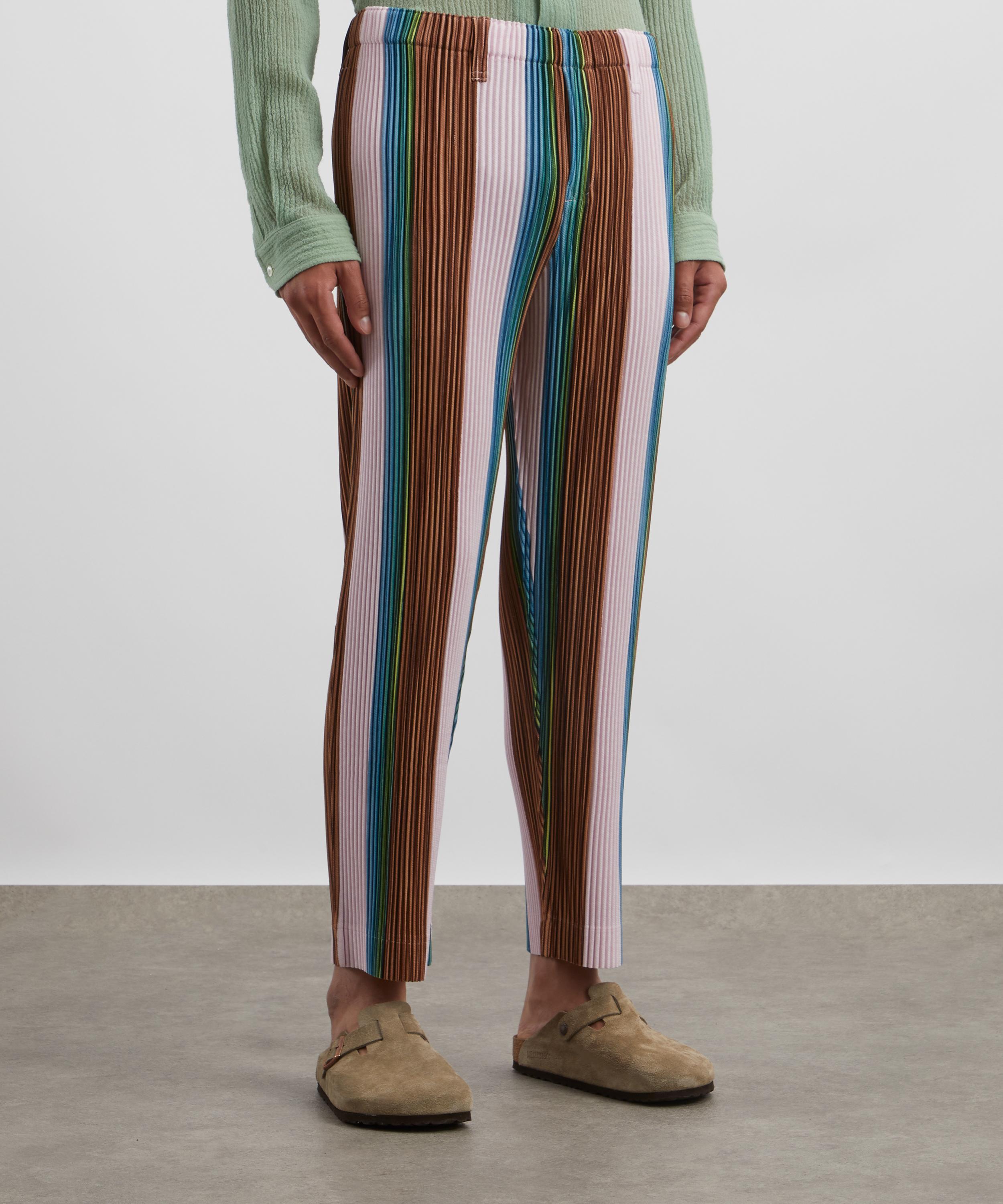 HOMME PLISSÉ ISSEY MIYAKE - RB STRIPES 1 Pleated Trousers image number 2