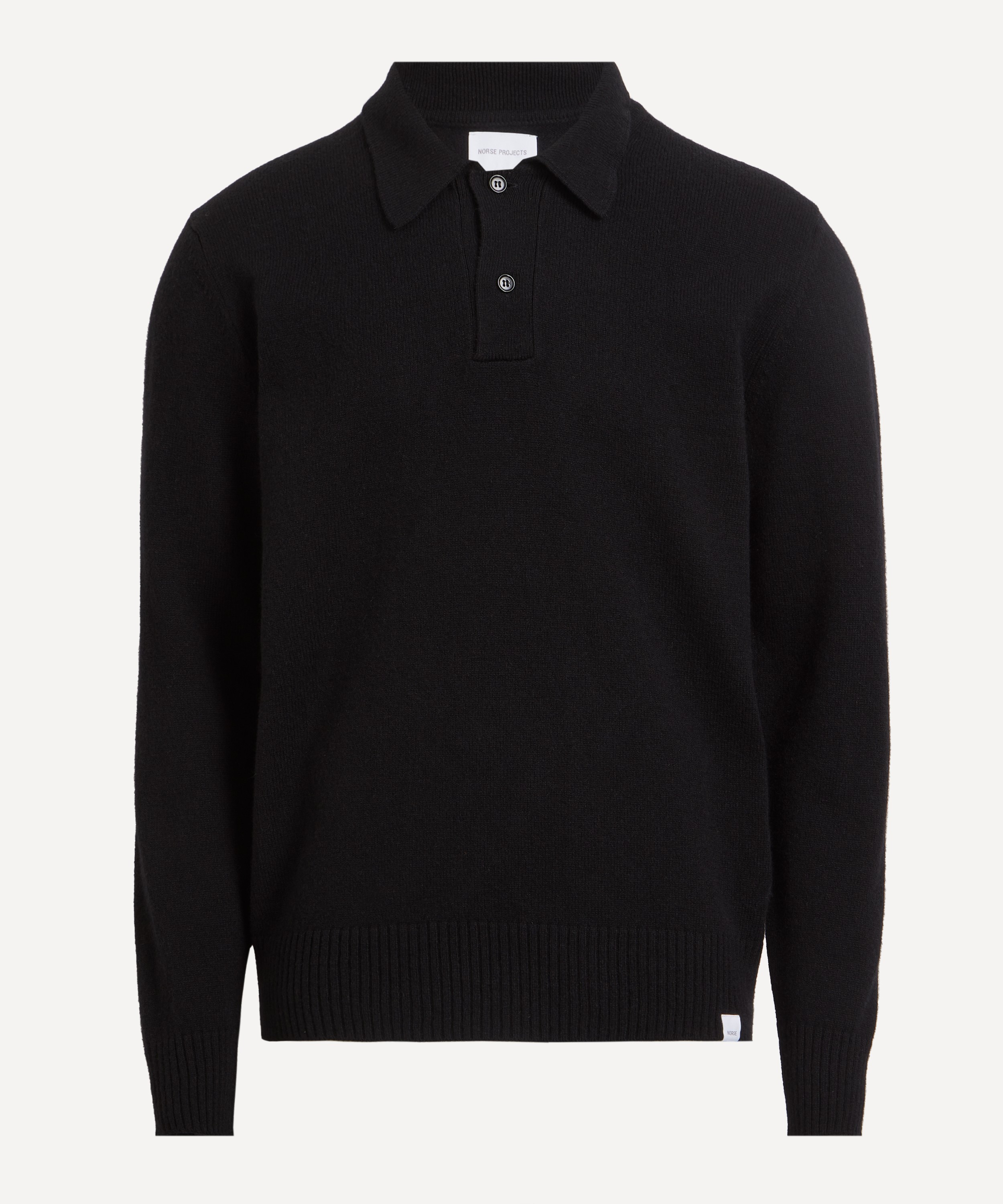 Norse Projects - Norse Standard Merino Wool Polo Jumper image number 0