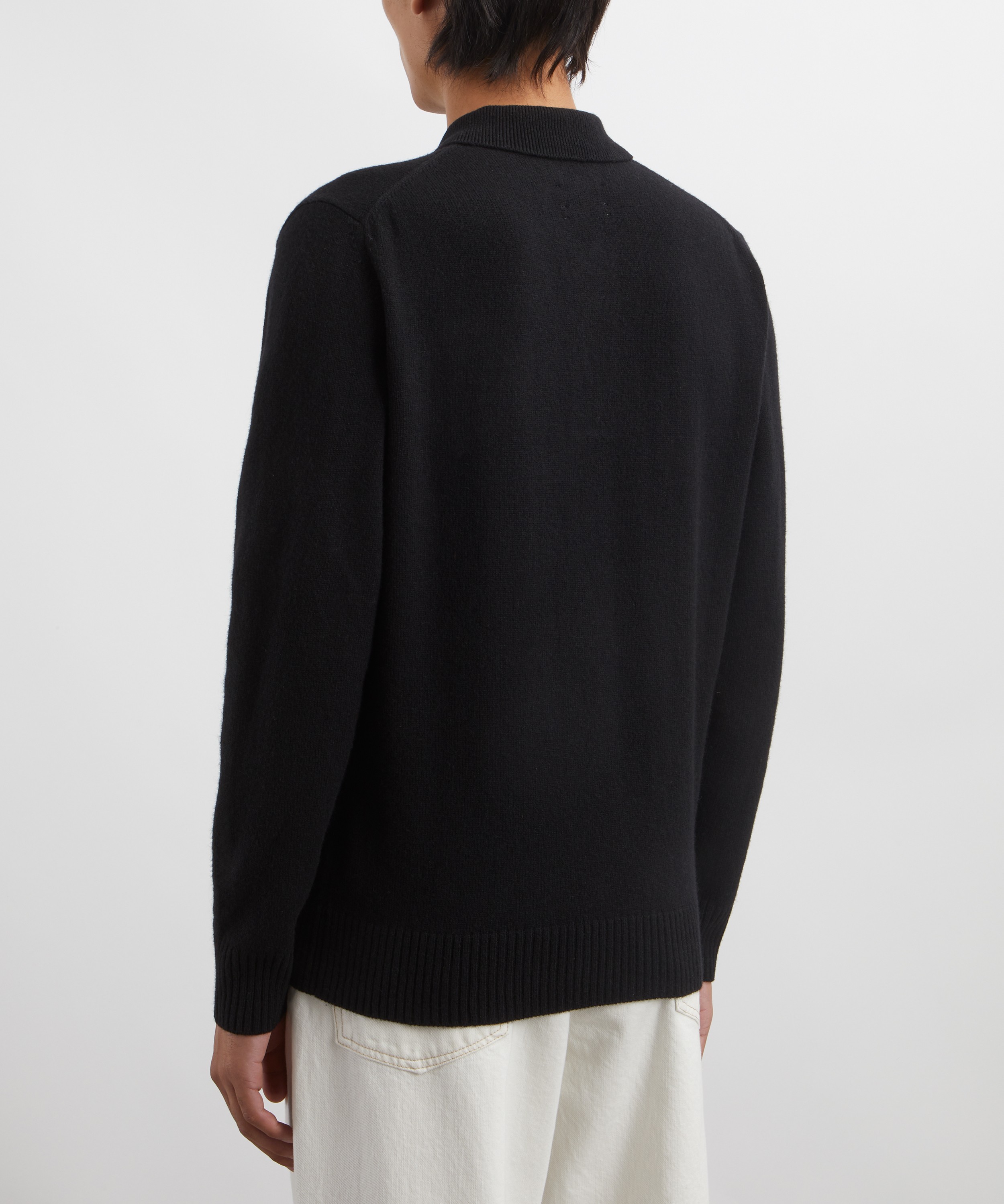 Norse Projects - Norse Standard Merino Wool Polo Jumper image number 3