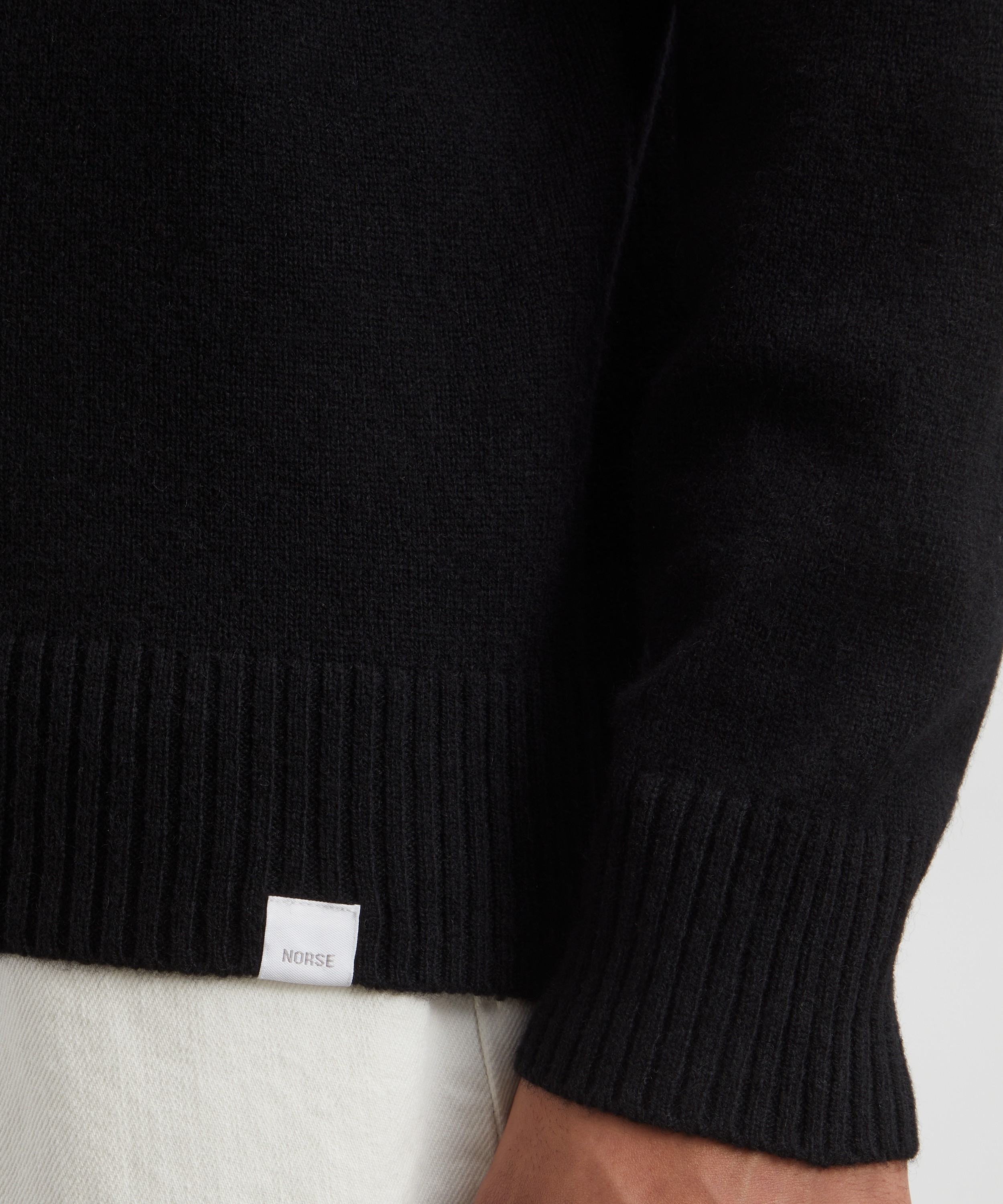 Norse Projects - Norse Standard Merino Wool Polo Jumper image number 4