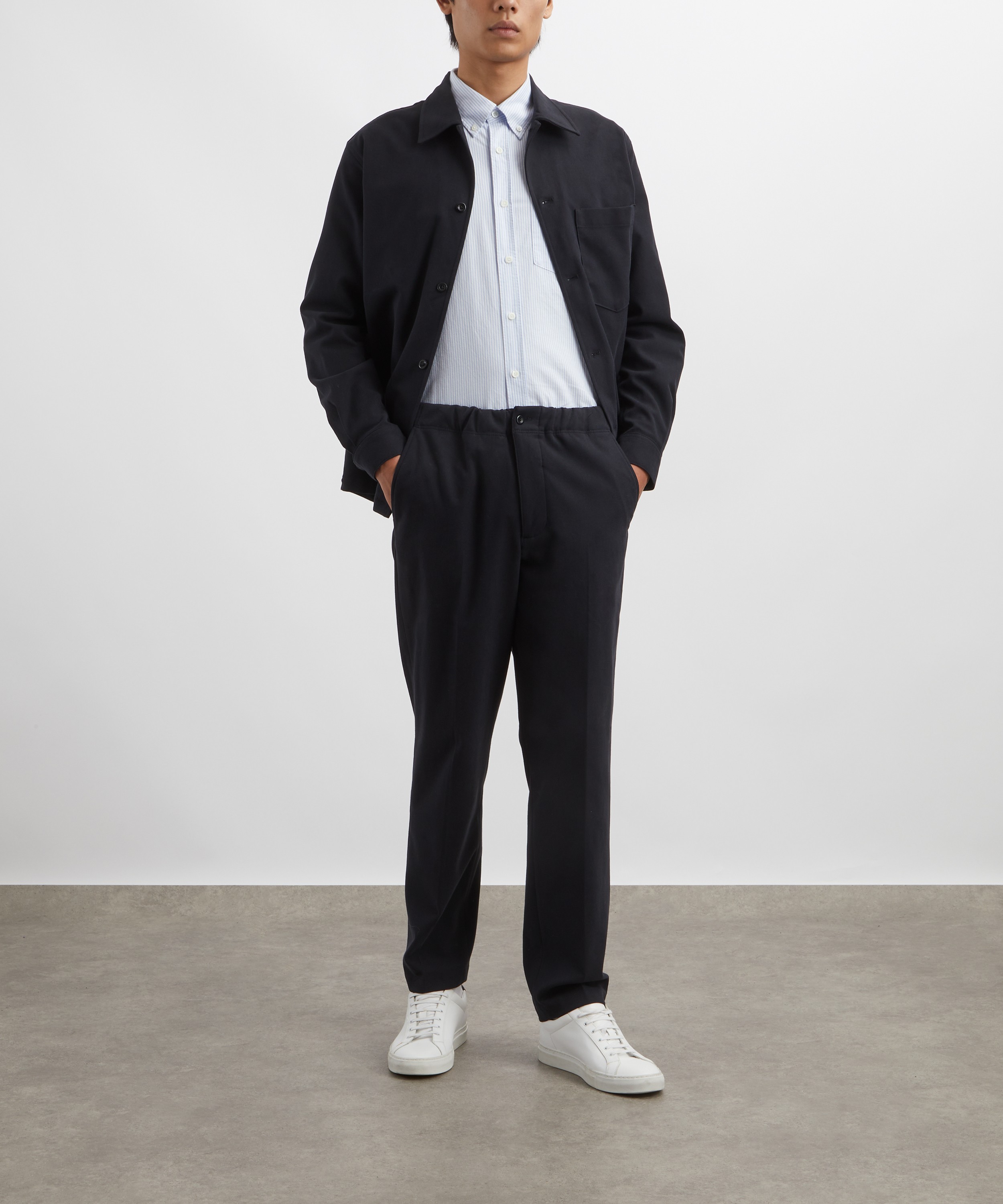 Norse Projects - Blue Stripe Standard Oxford BD Shirt image number 1