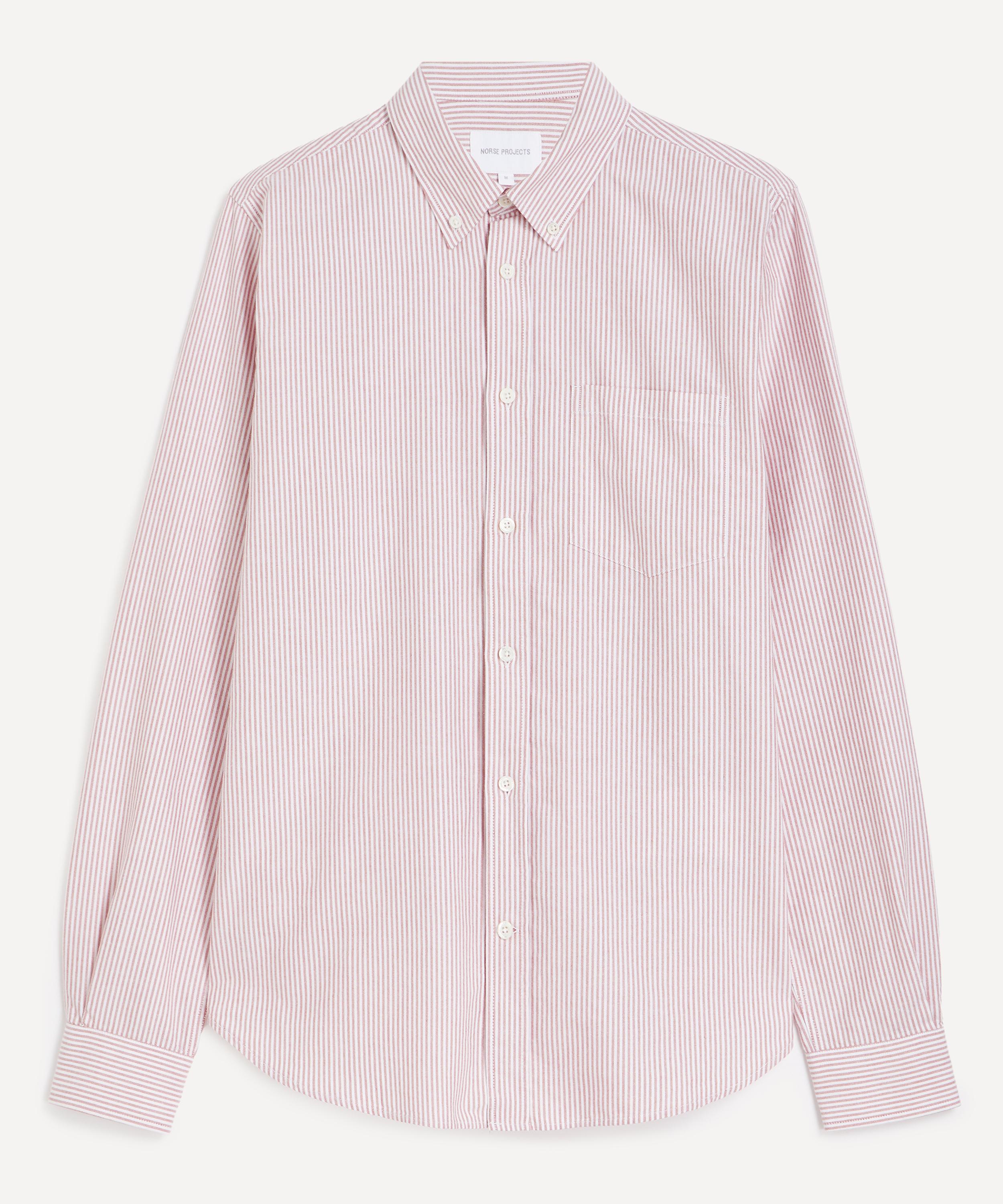 Norse Projects - Blue Stripe Standard Oxford BD Shirt image number 0