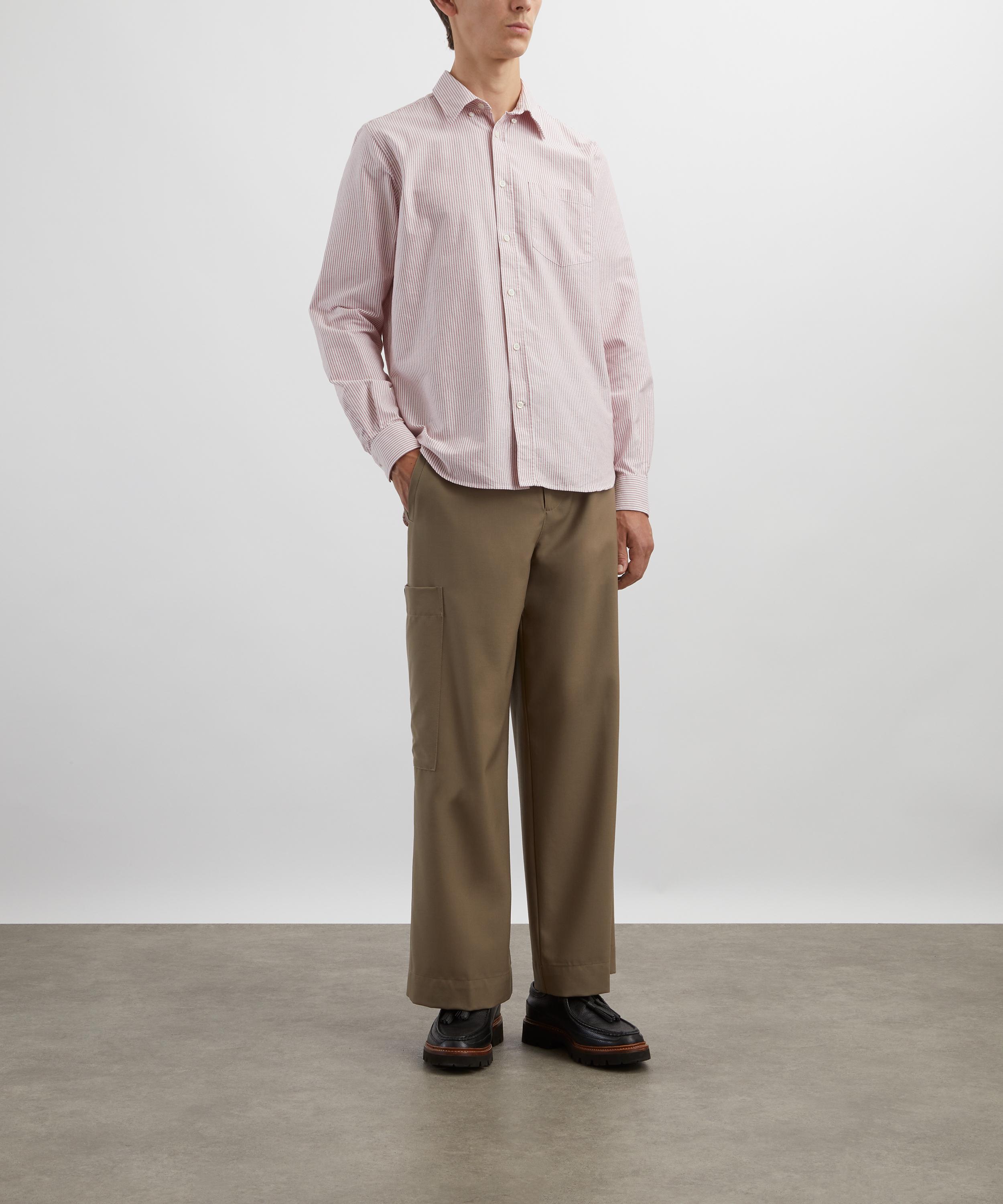Norse Projects - Blue Stripe Standard Oxford BD Shirt image number 1