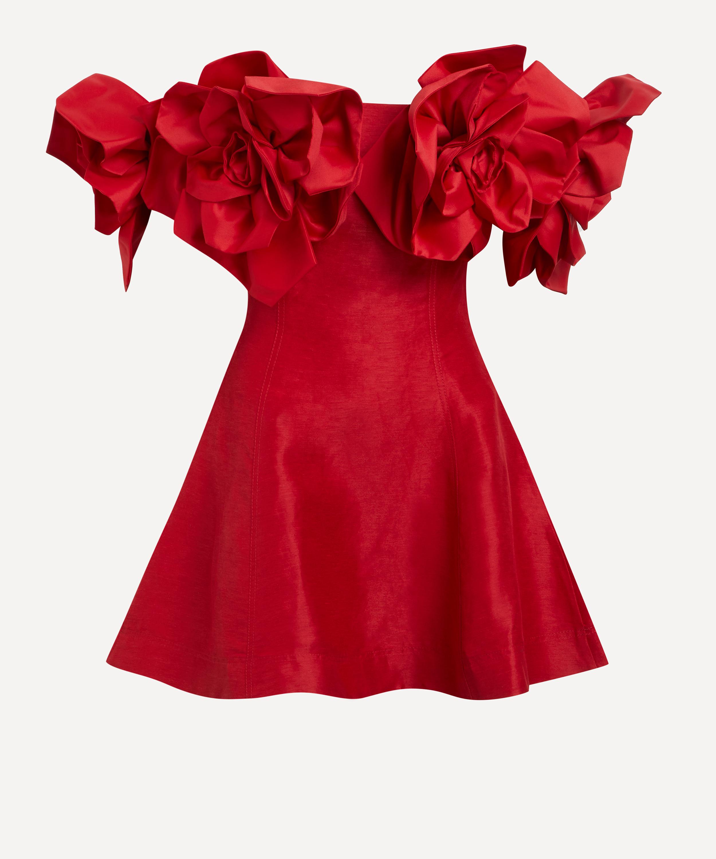 Aje - Scarlett Red Etta Mini Dress image number 0