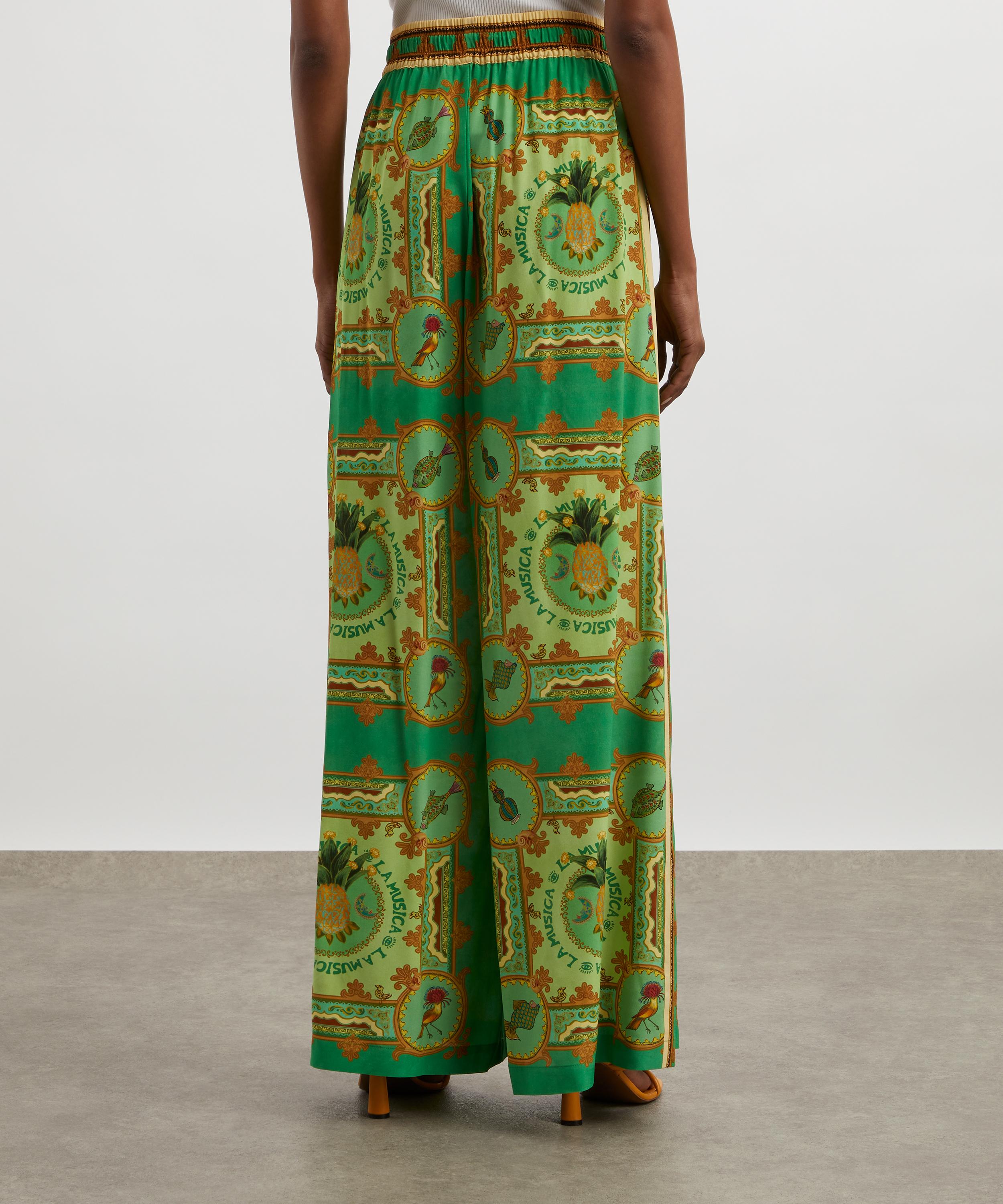 ALEMAIS - La Musica Silk Trousers image number 3