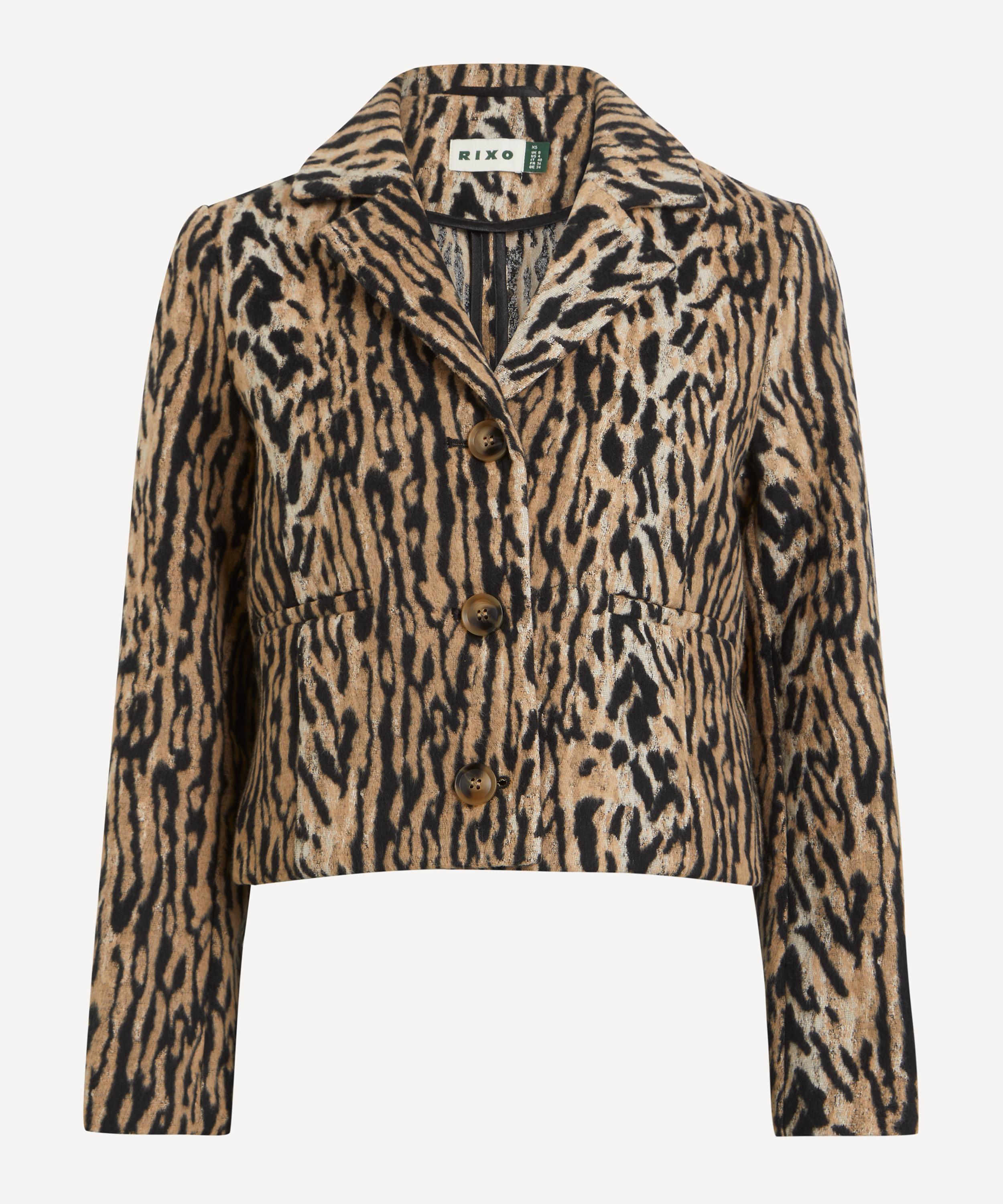 RIXO - Leila Leopard Jacket image number 0