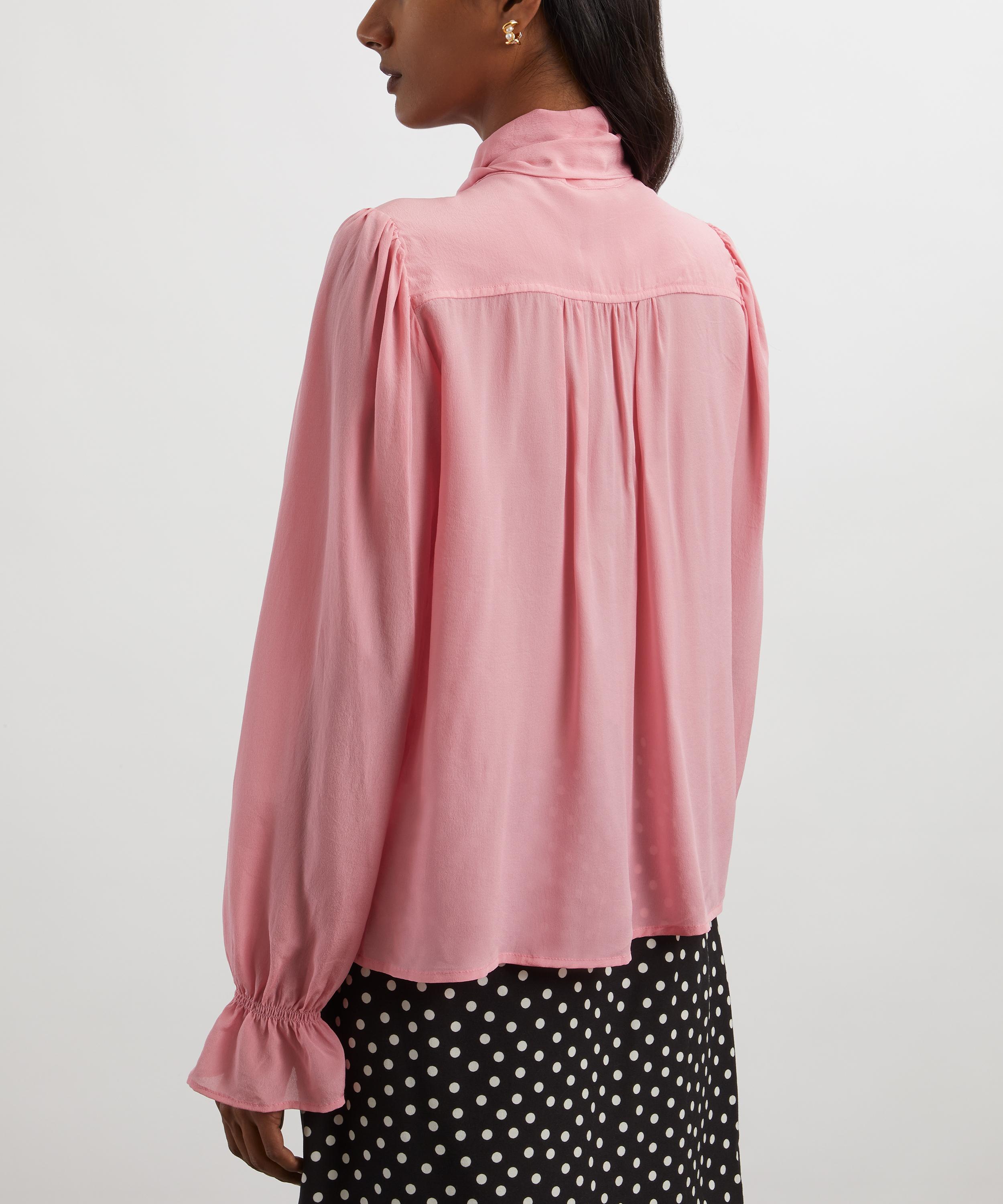 RIXO - Wilhelmina Silk Blouse image number 3