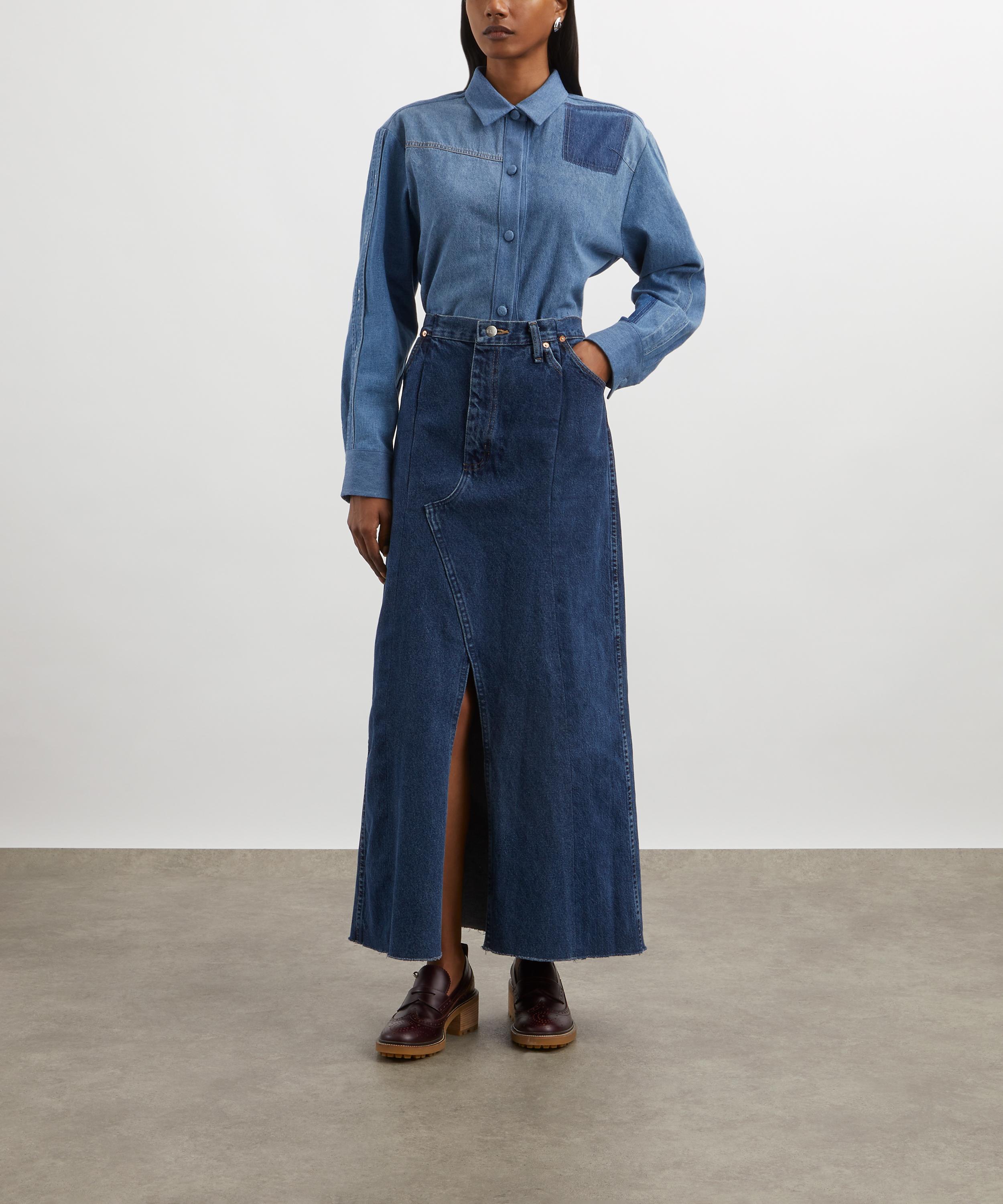 E.L.V. Denim - Denim Maxi Skirt image number 1