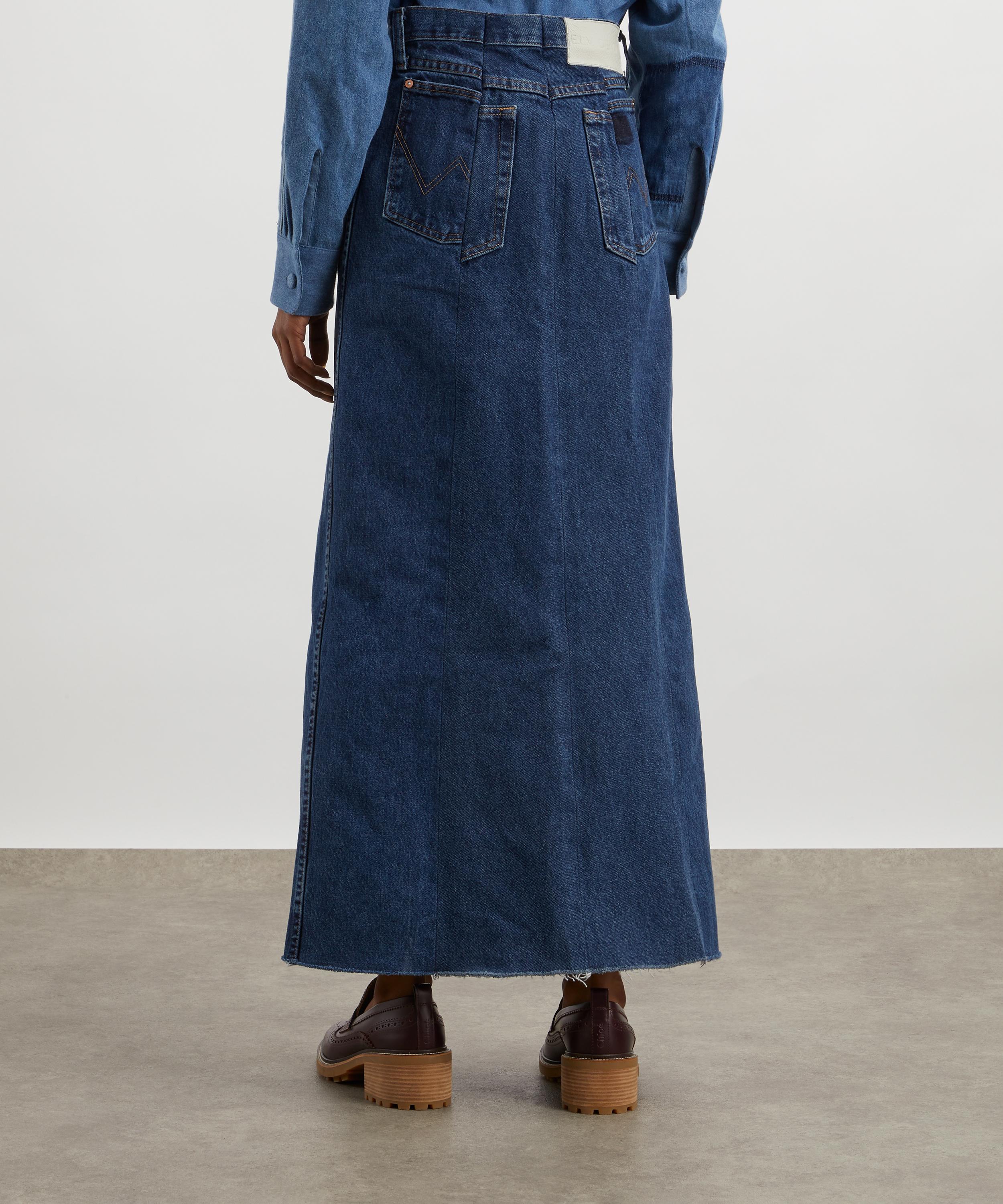 E.L.V. Denim - Denim Maxi Skirt image number 3