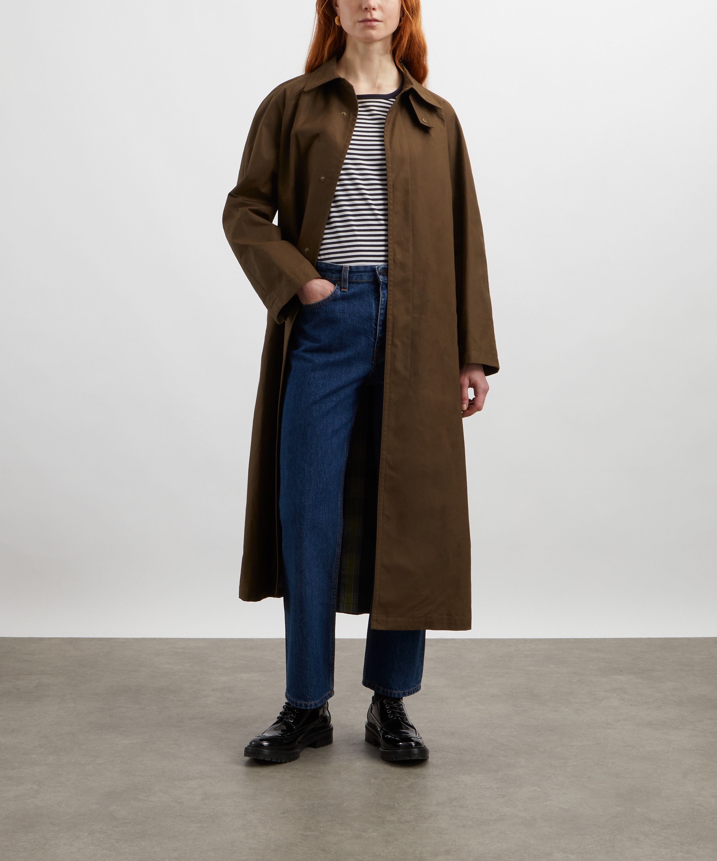 A.P.C. - Gaia Waxed Cotton Coat image number 1