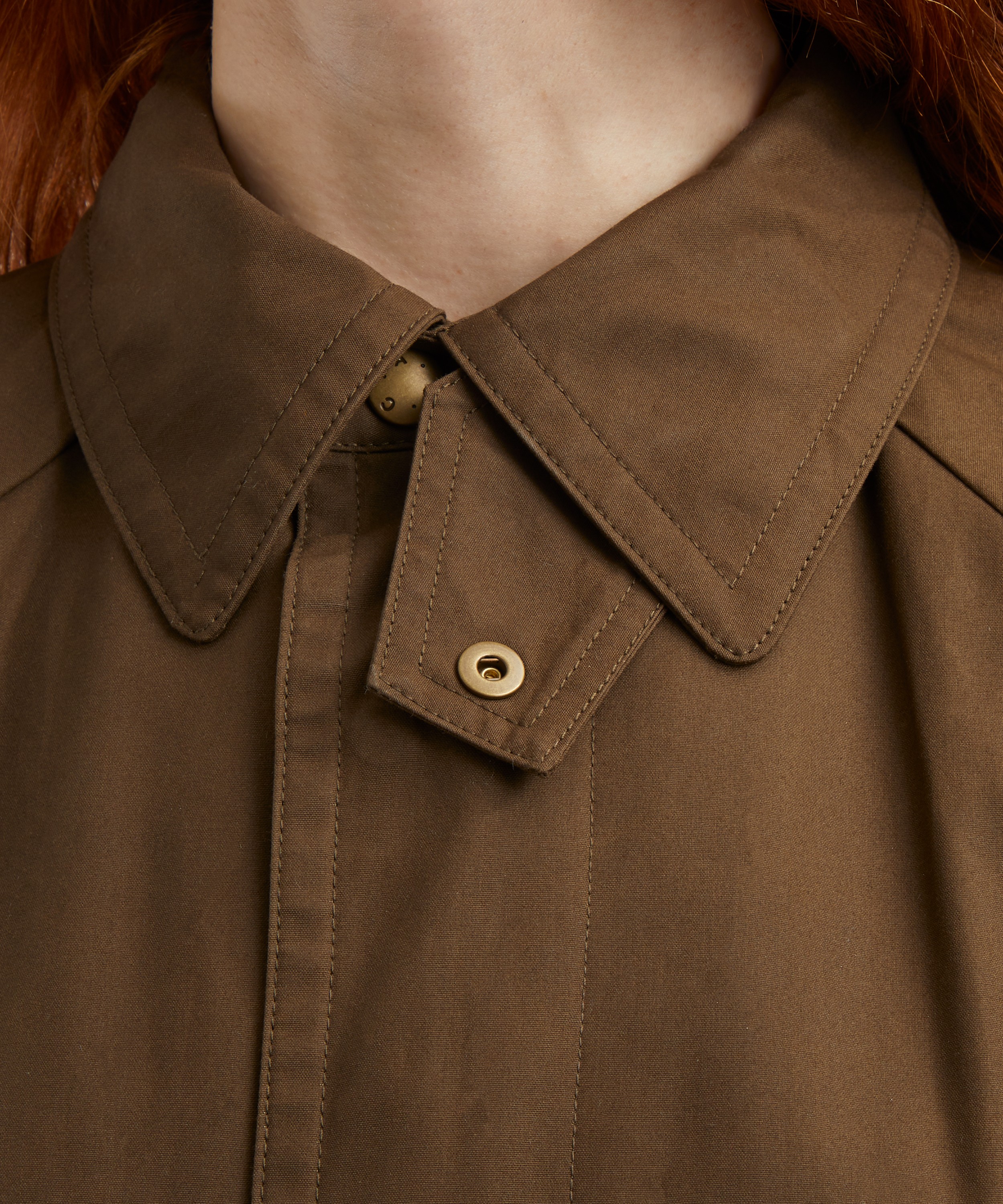 A.P.C. - Gaia Waxed Cotton Coat image number 4