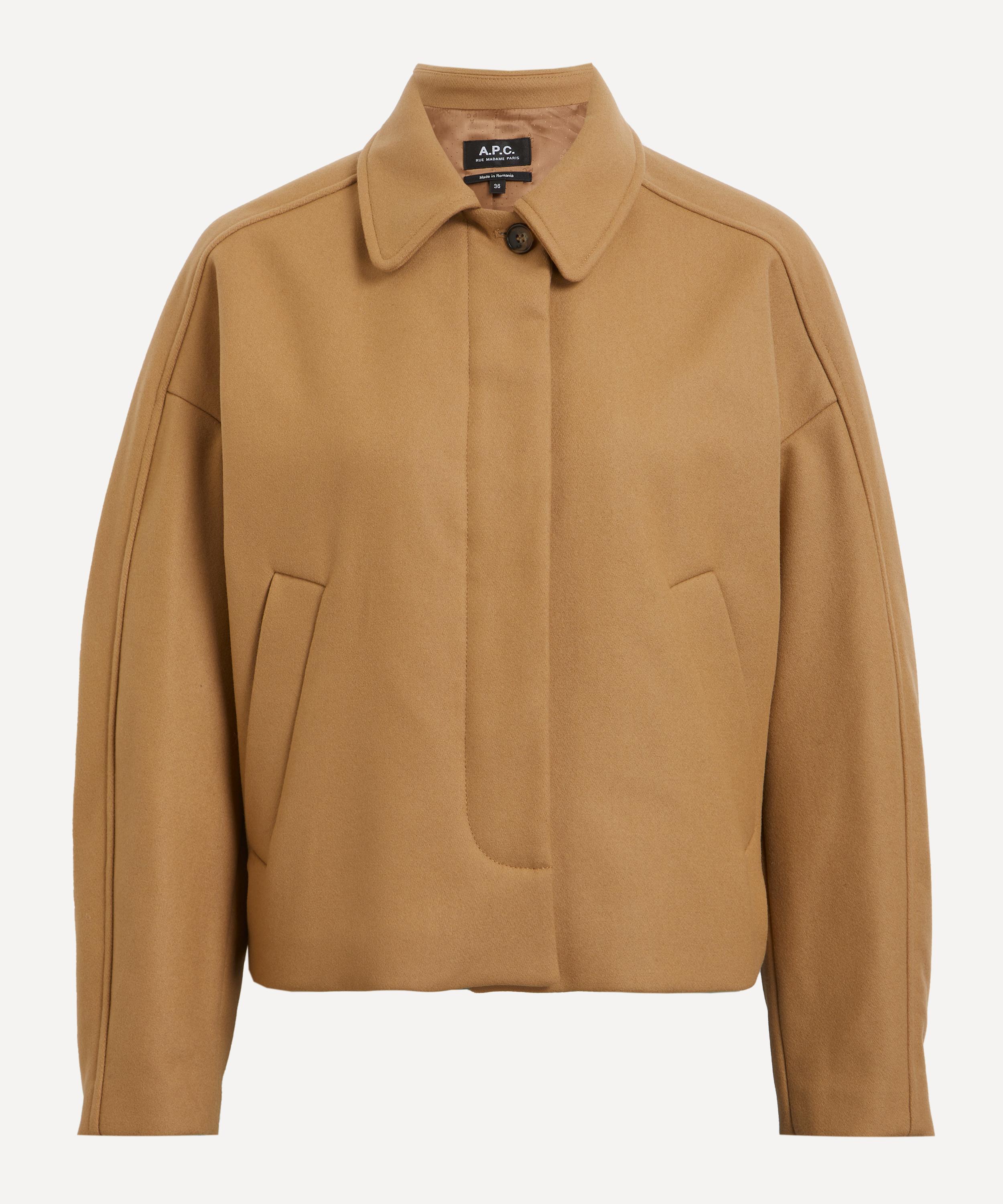 A.P.C. - Becca Camel Wool-Cashmere Jacket image number 0