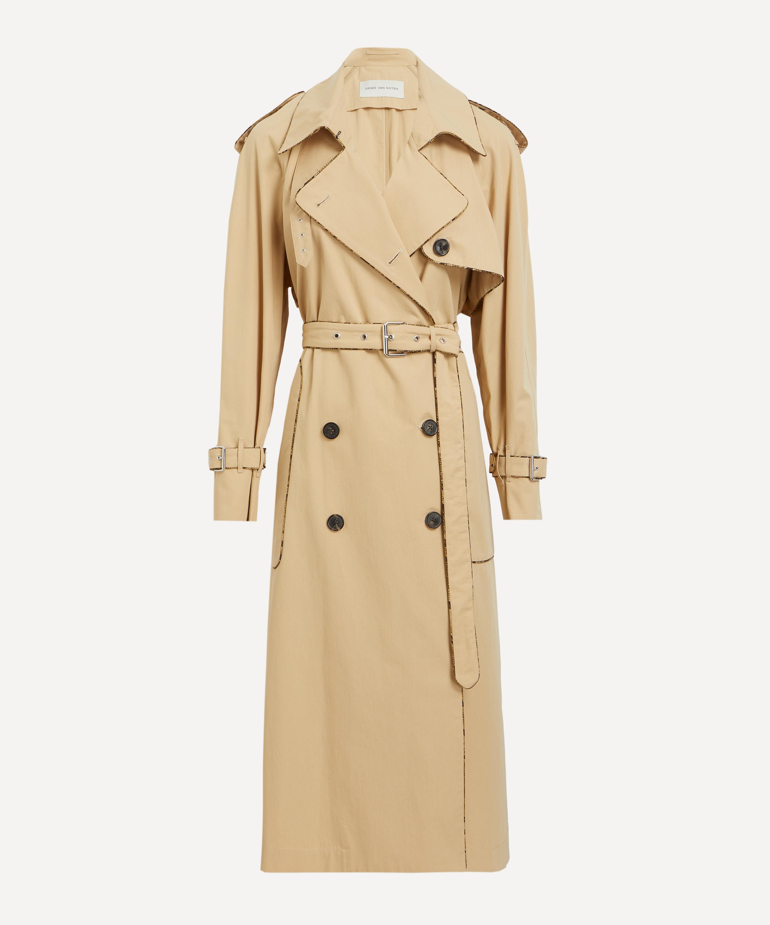 Dries Van Noten - Piped Cotton Trench Coat