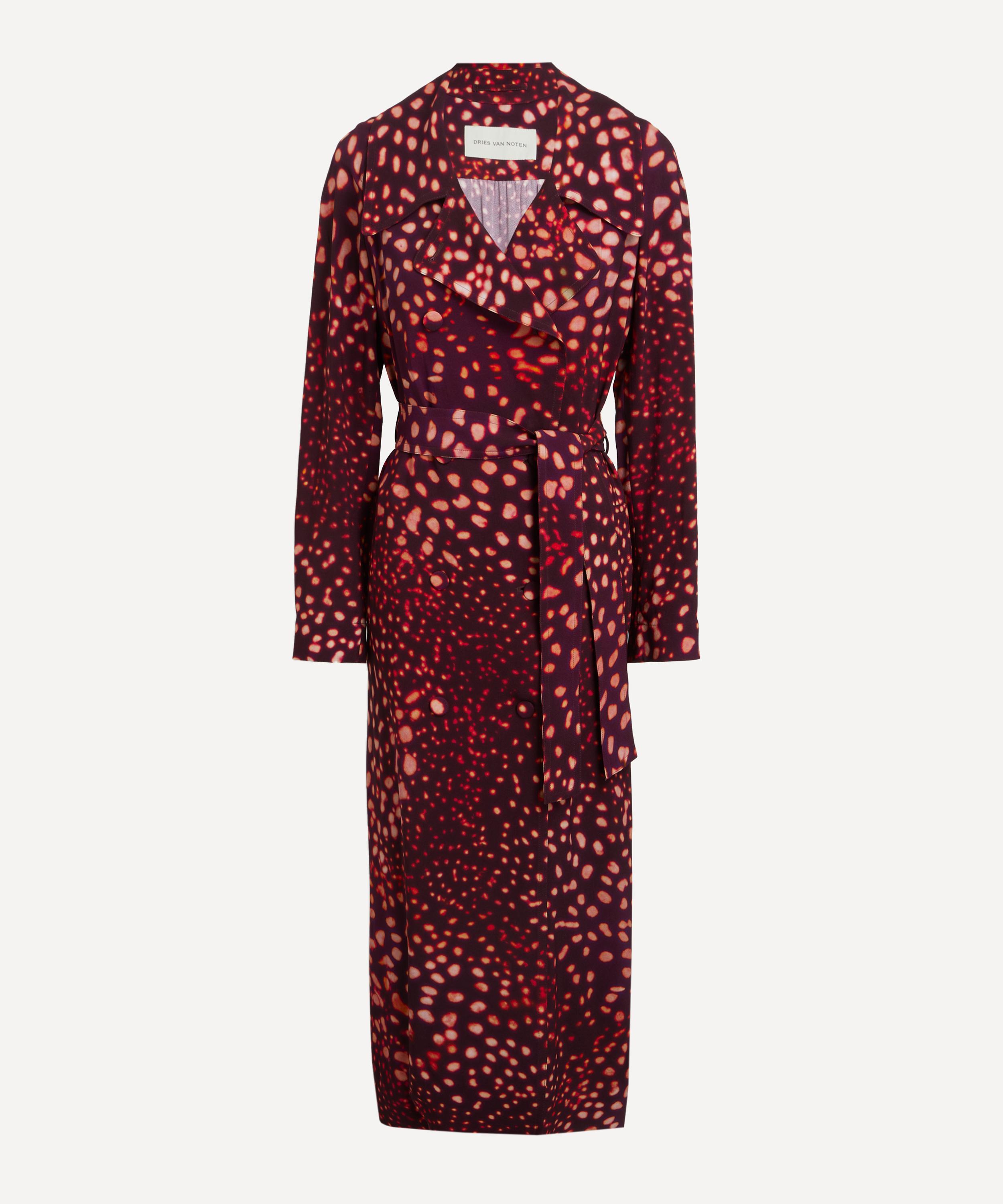 Dries Van Noten - Orchid Spots Printed Mac image number 0