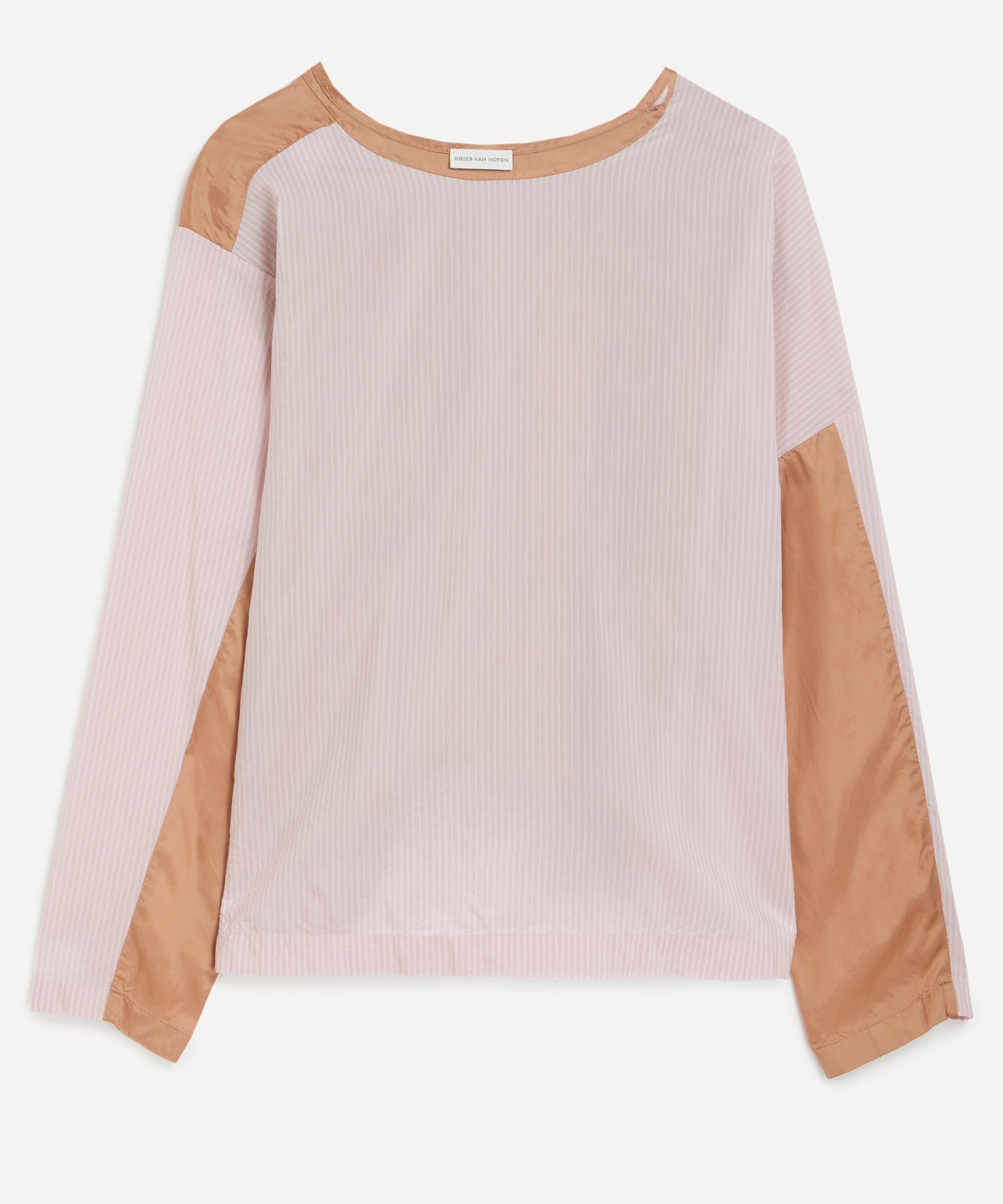 Dries Van Noten - Pink Panelled Top image number 0