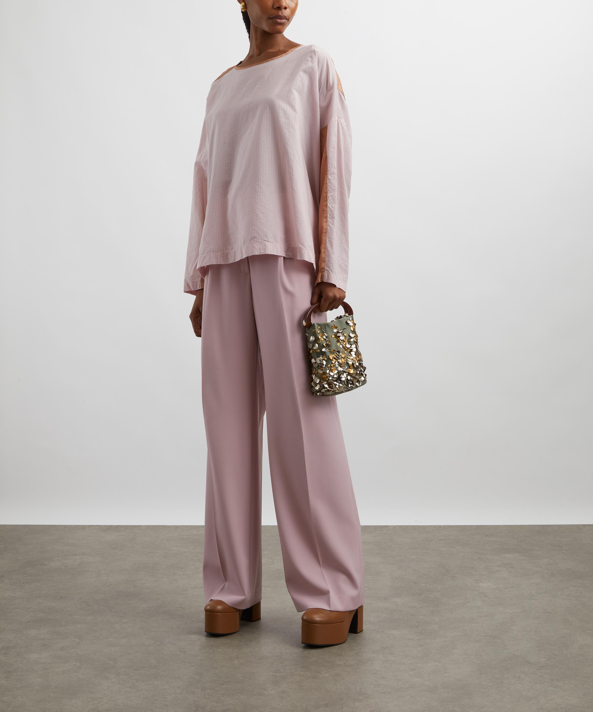 Dries Van Noten - Pink Panelled Top image number 1