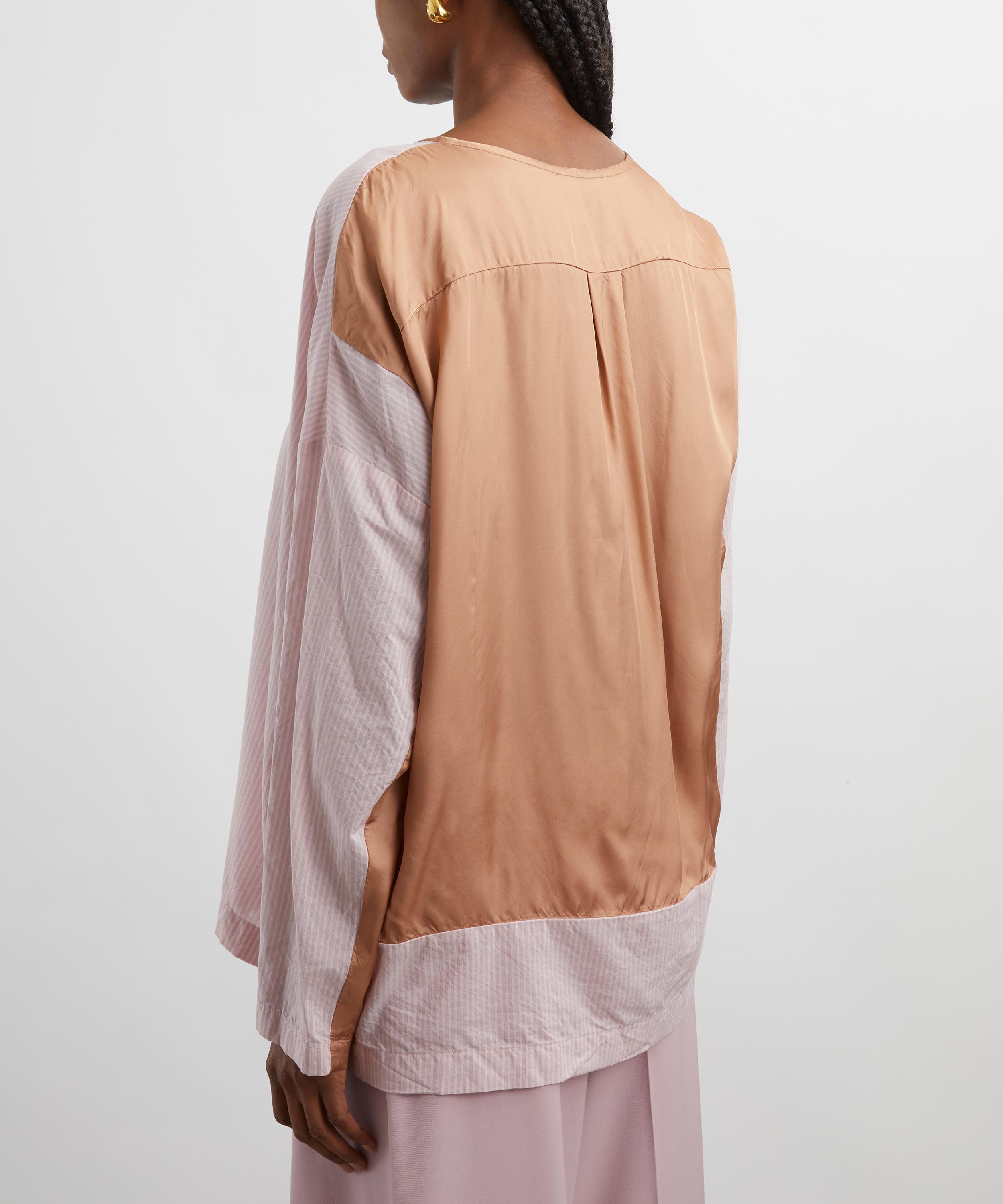 Dries Van Noten - Pink Panelled Top image number 3