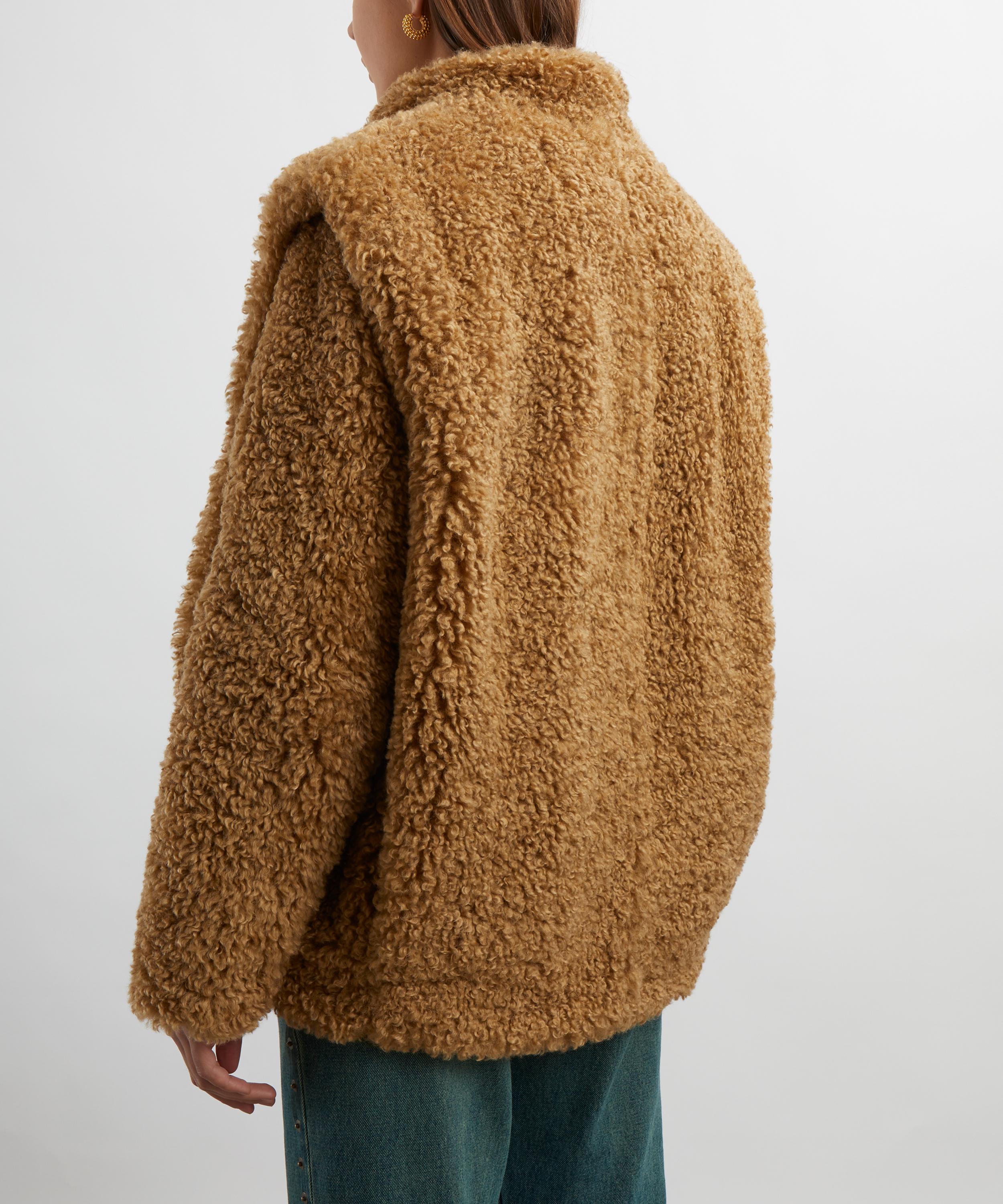 Isabel Marant Étoile - Avalia Curly Faux-Fur Coat image number 3