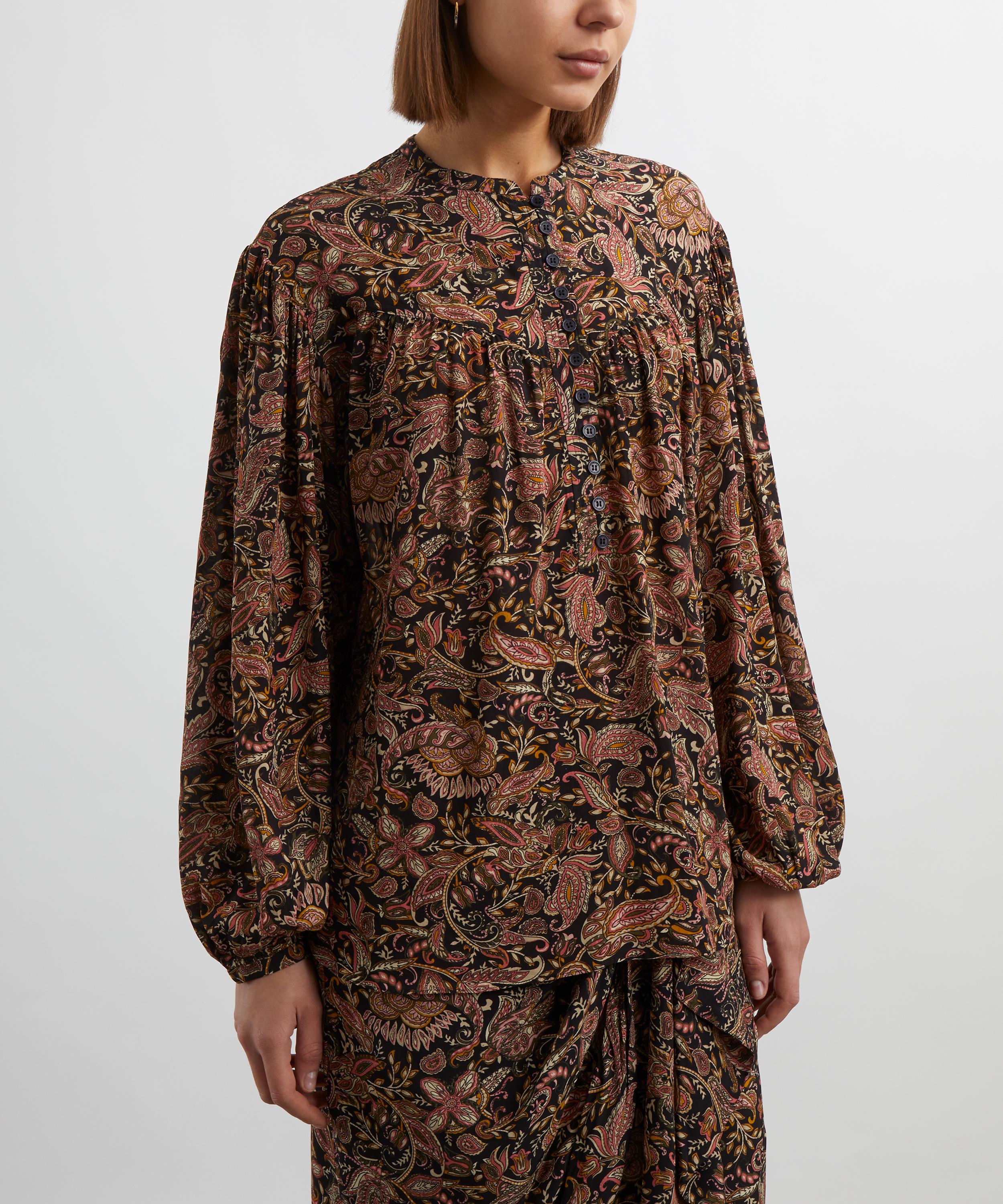 Isabel Marant Étoile - Zalika Paisley Blouse image number 2