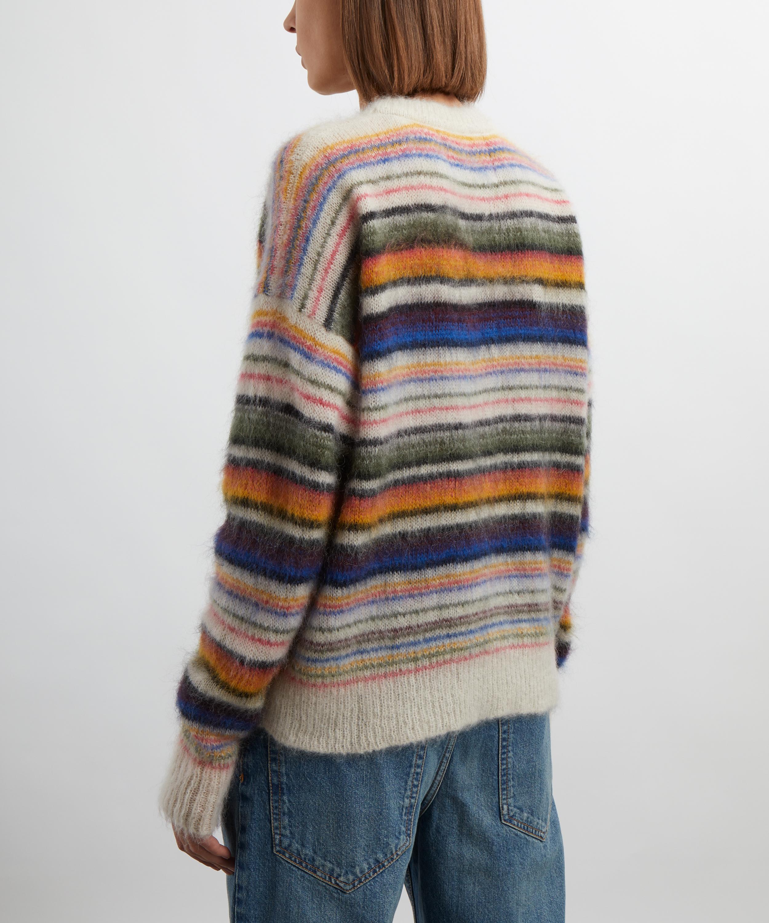 Isabel Marant Étoile - Drussel Striped Mohair Jumper image number 3