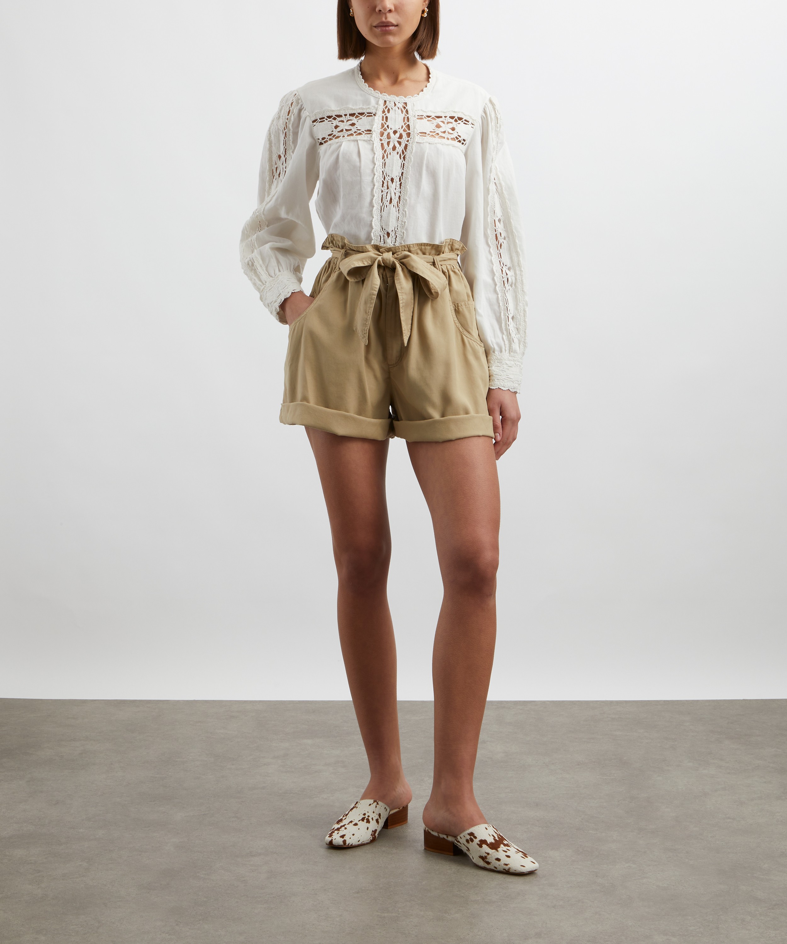 Isabel Marant Étoile - Valmira Cotton-Linen Blouse image number 1