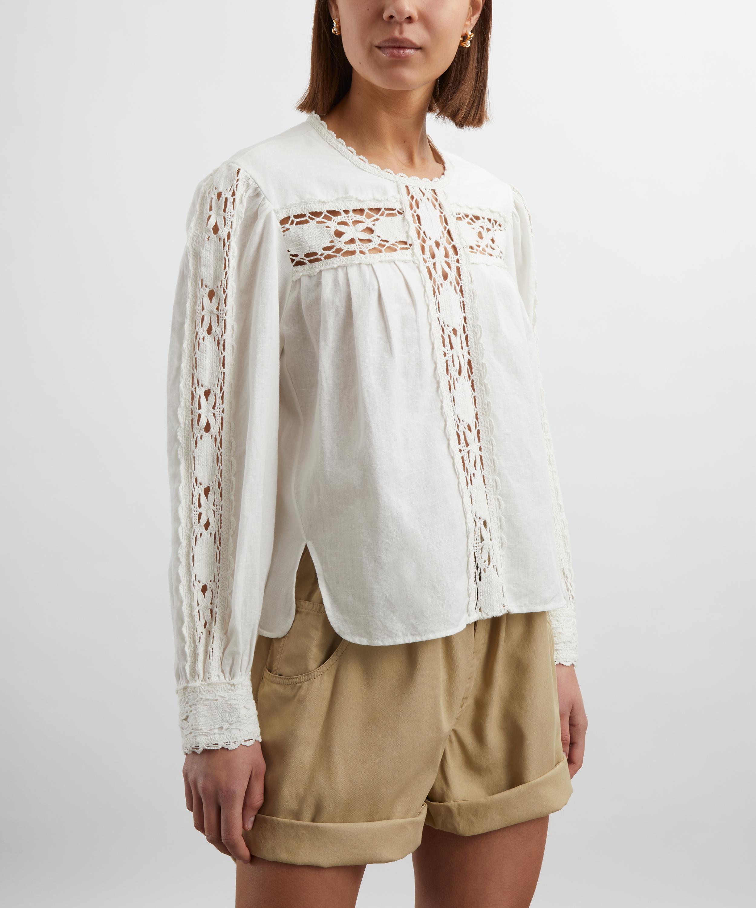 Isabel Marant Étoile - Valmira Cotton-Linen Blouse image number 2