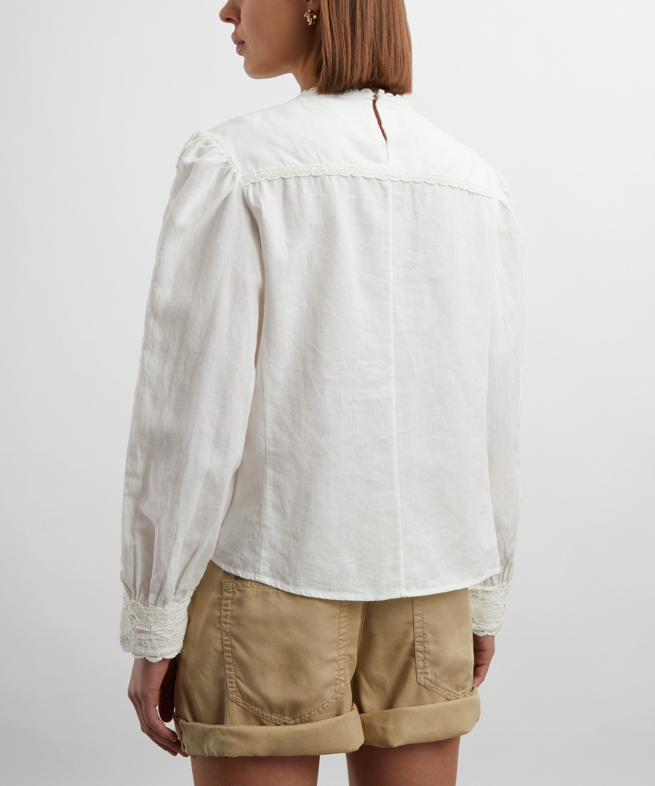 Isabel Marant Étoile - Valmira Cotton-Linen Blouse image number 3