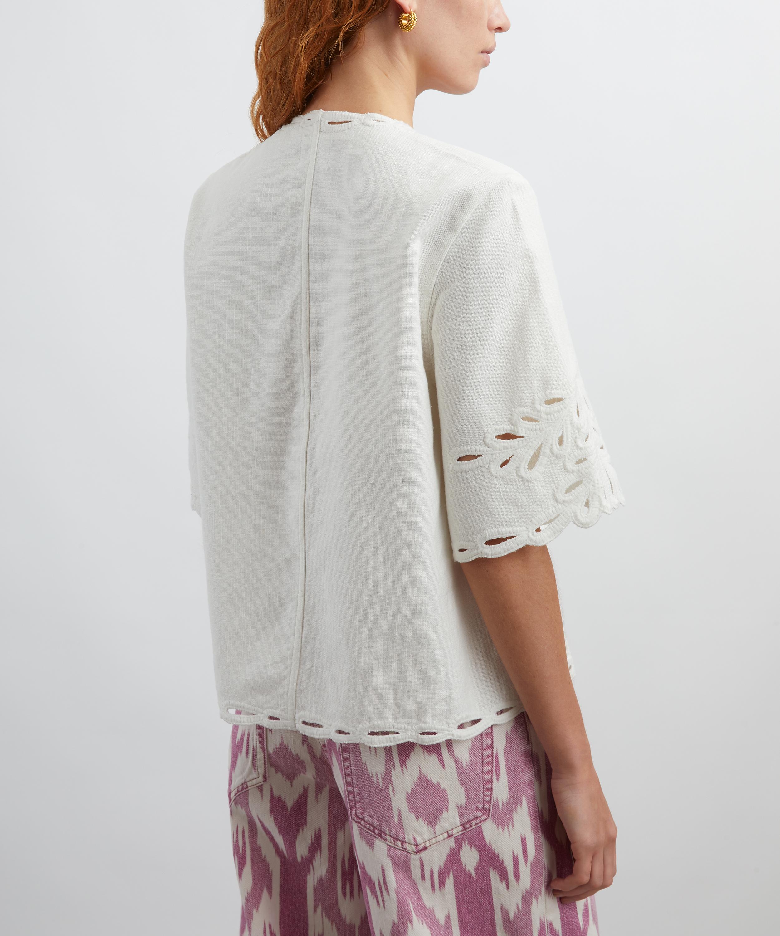 Isabel Marant Étoile - Shana Openwork Top  image number 3