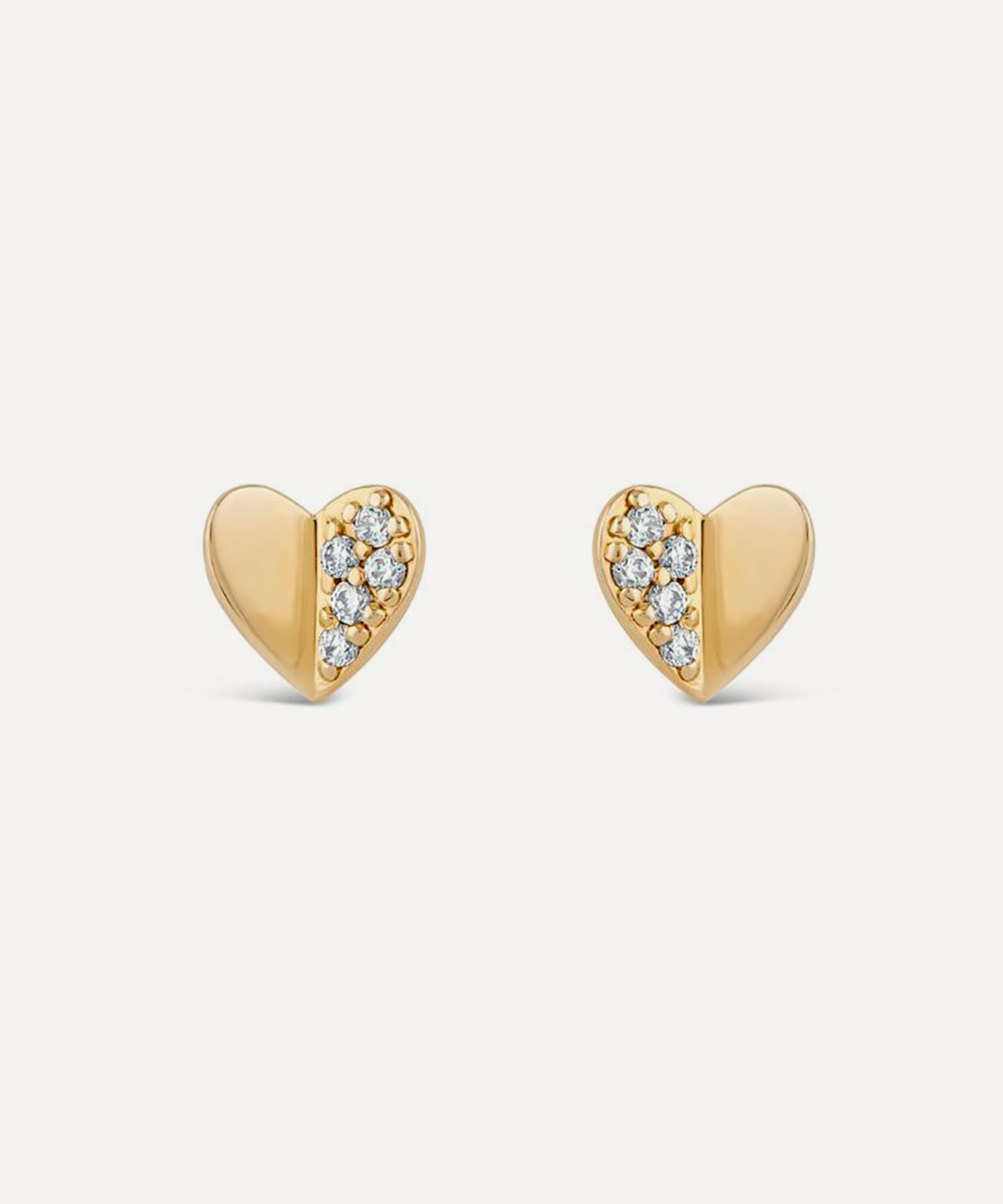 9ct gold Diamond stud earrings