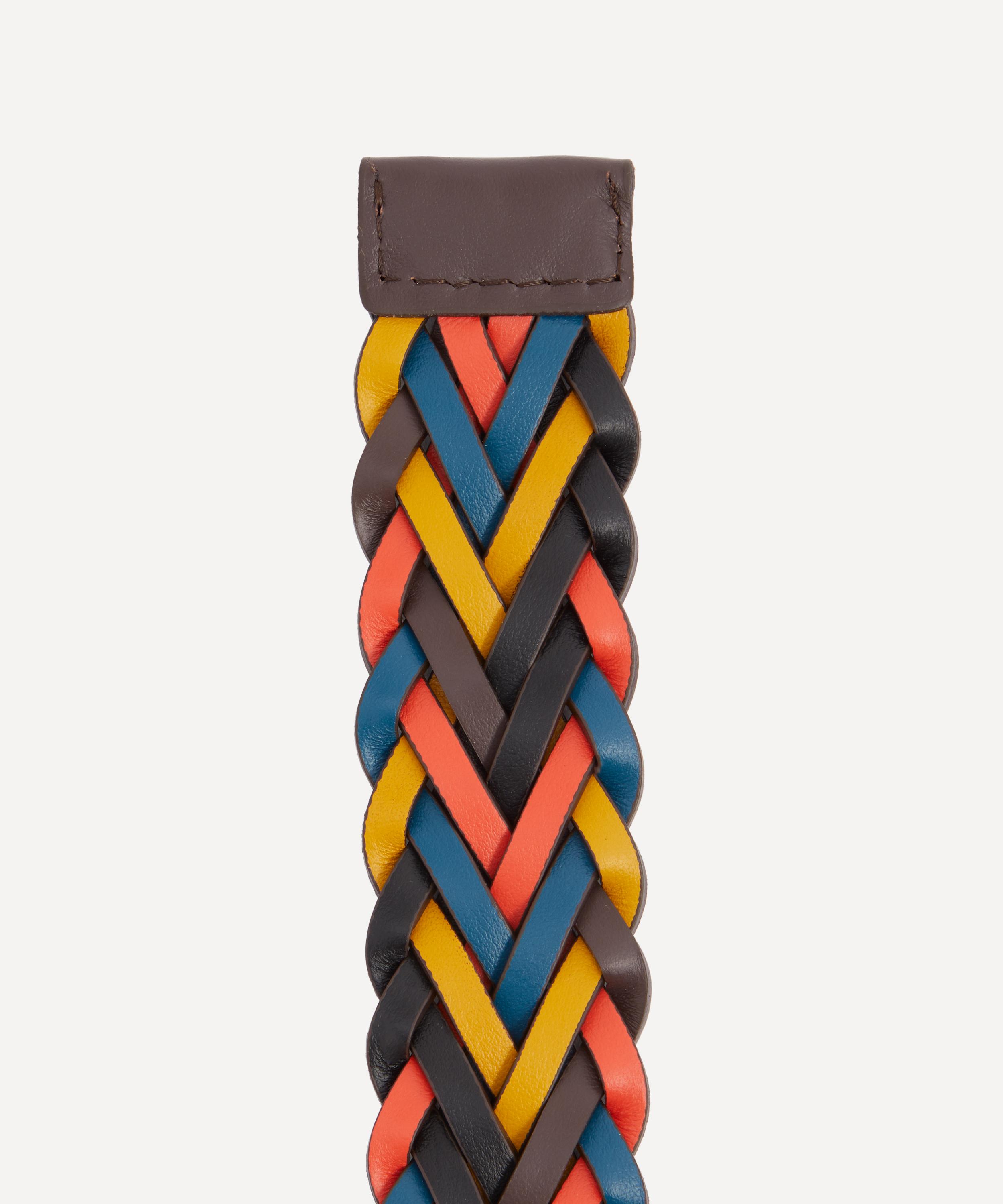 Paul Smith - Artist Stripe Reversible Leather Belt image number 2