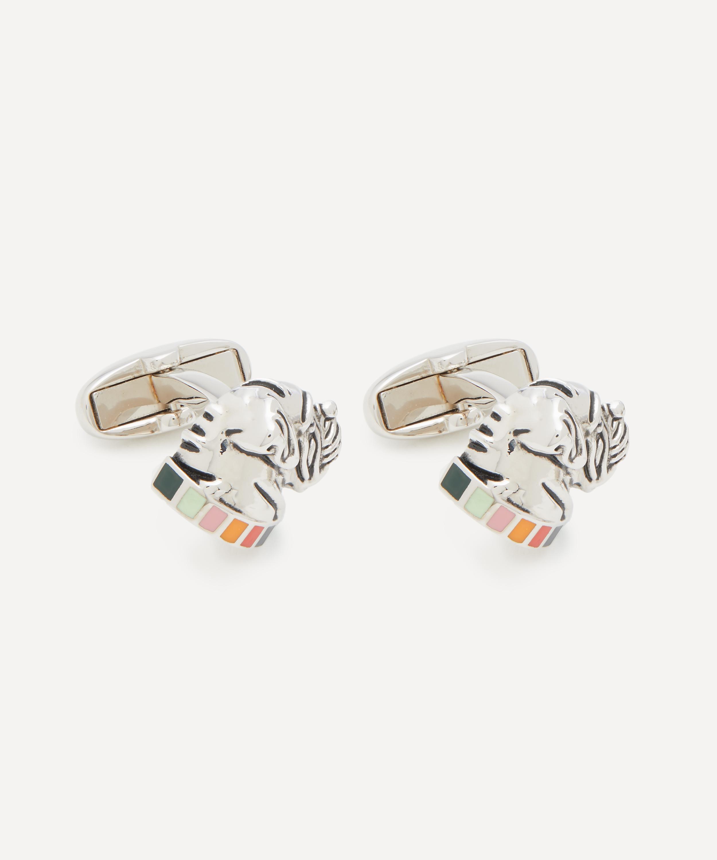 Paul Smith - Artist Stripe Dog Cufflinks image number 1