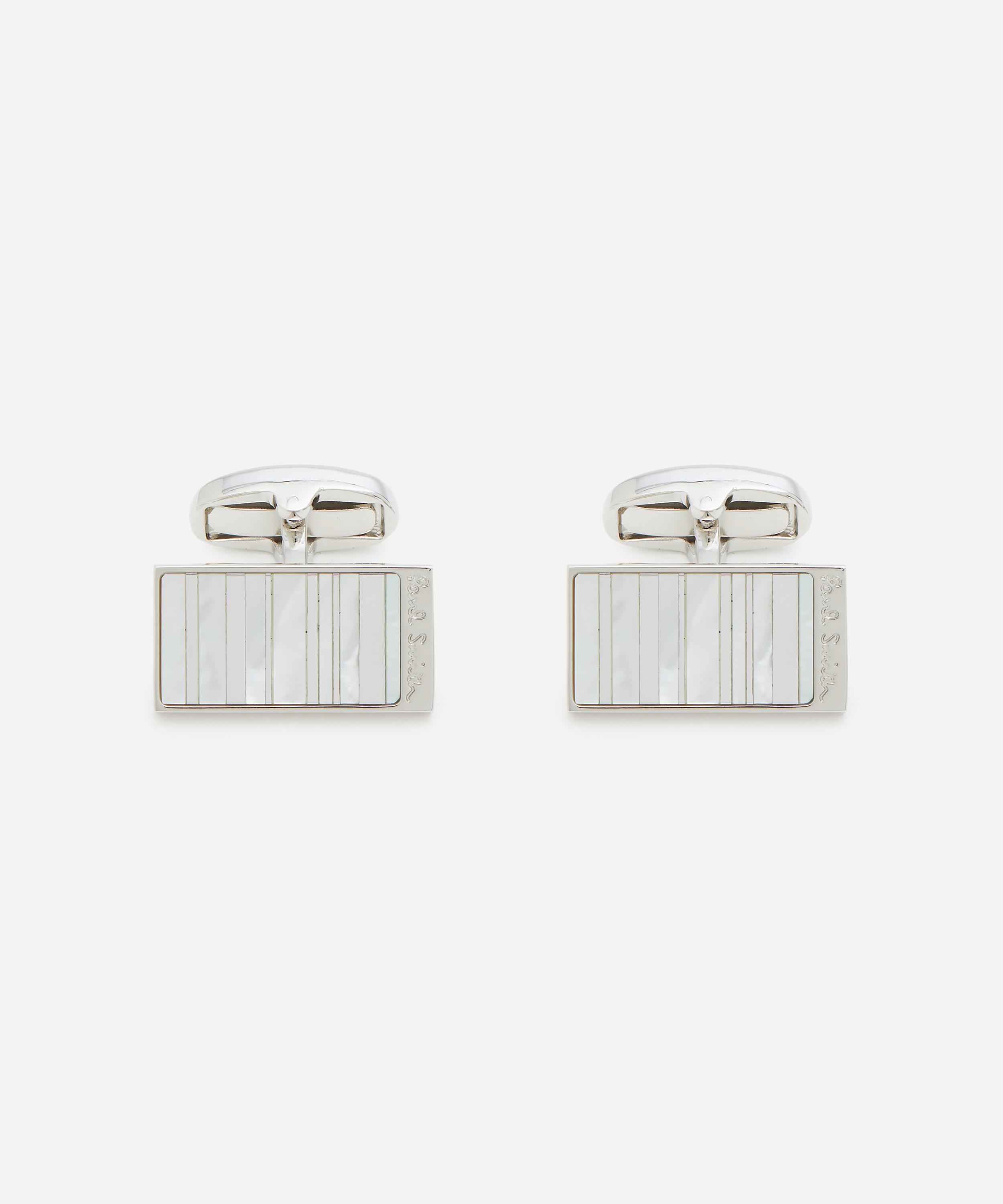 Paul Smith - Mother of Pearl Stripe Cufflinks image number 0