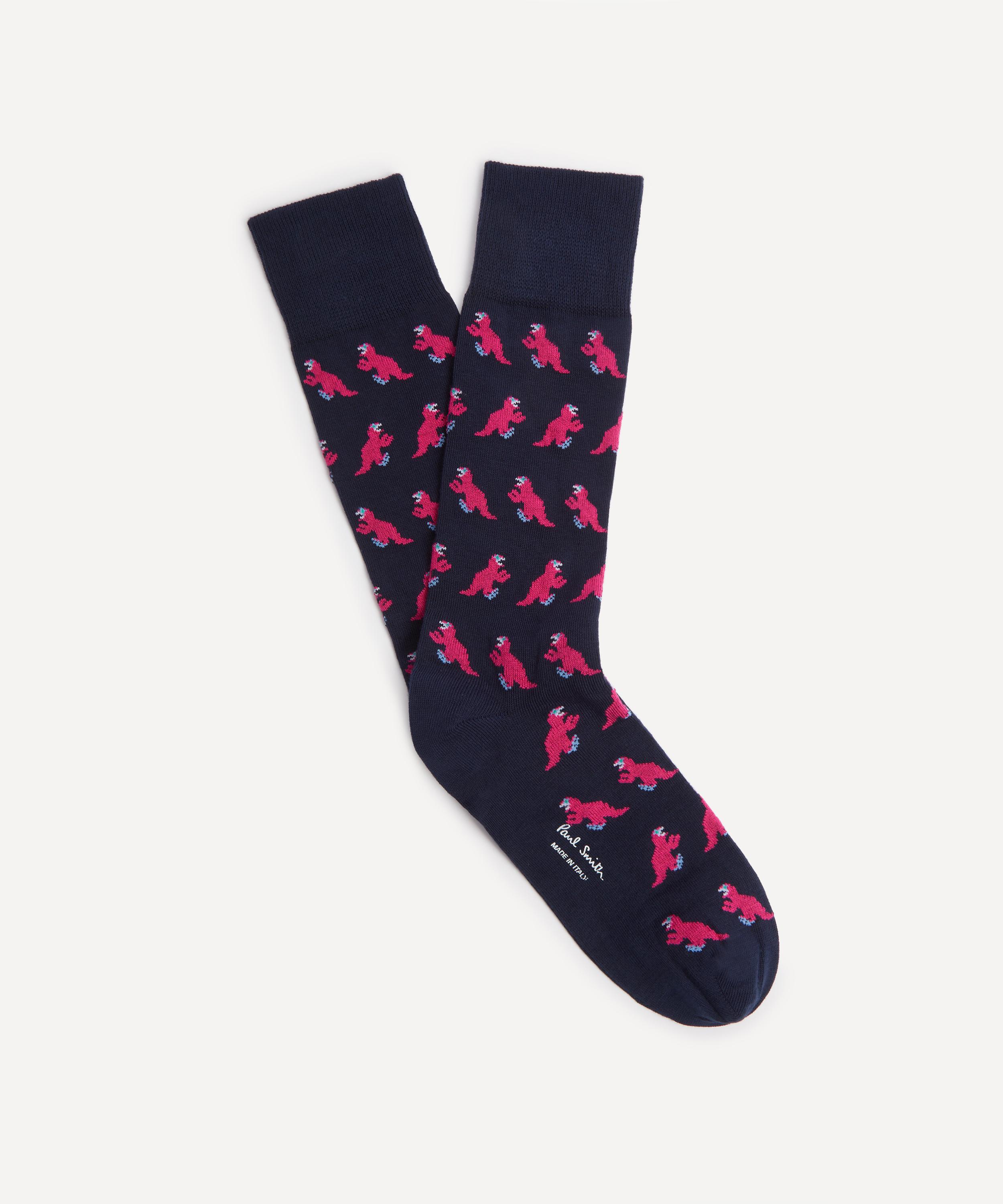 Paul Smith - Dino Motif Socks image number 0