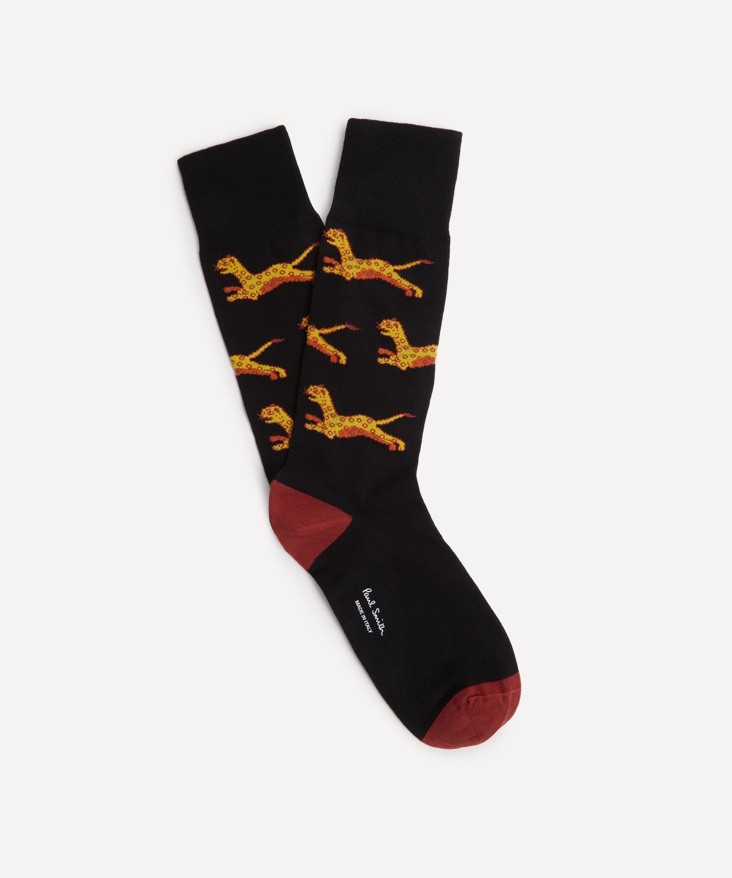 Paul Smith - Leopard Motif Socks image number 0