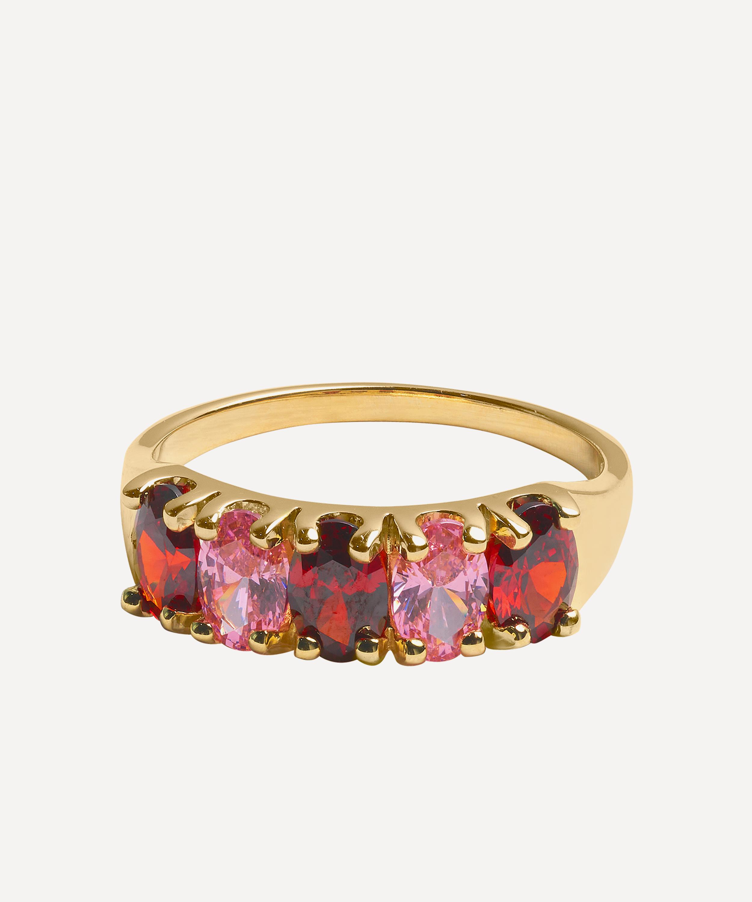 Anna + Nina - Gold-Plated Coucou Ring image number 0