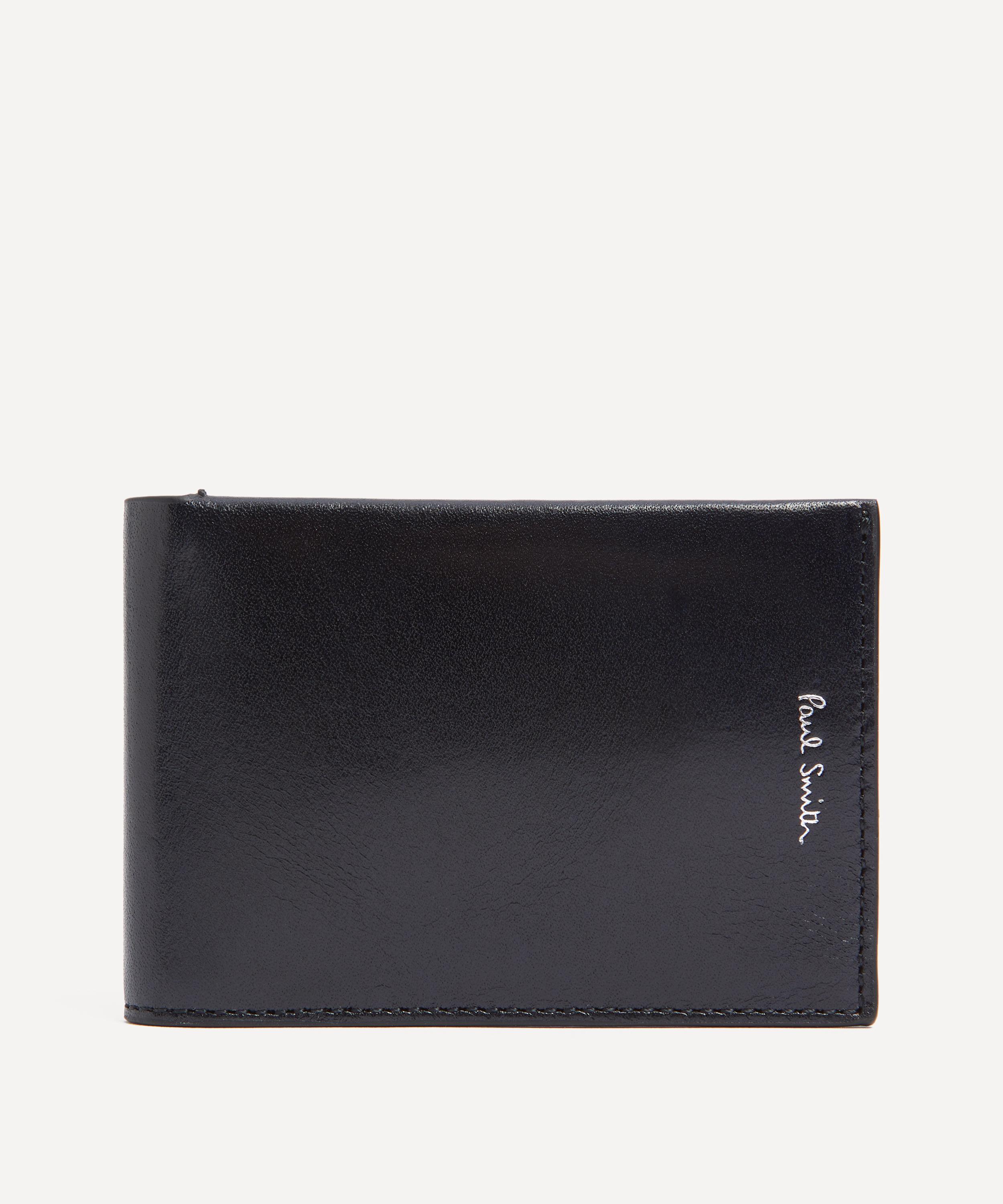 Paul Smith - Interior Signature Stripe Leather Credit Card Wallet image number 0