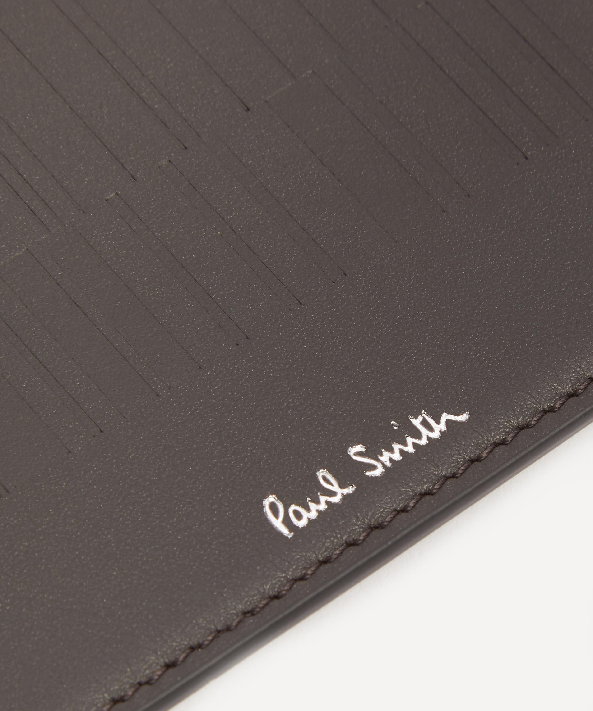 Paul Smith - Shadow Stripe Leather Cardholder image number 3