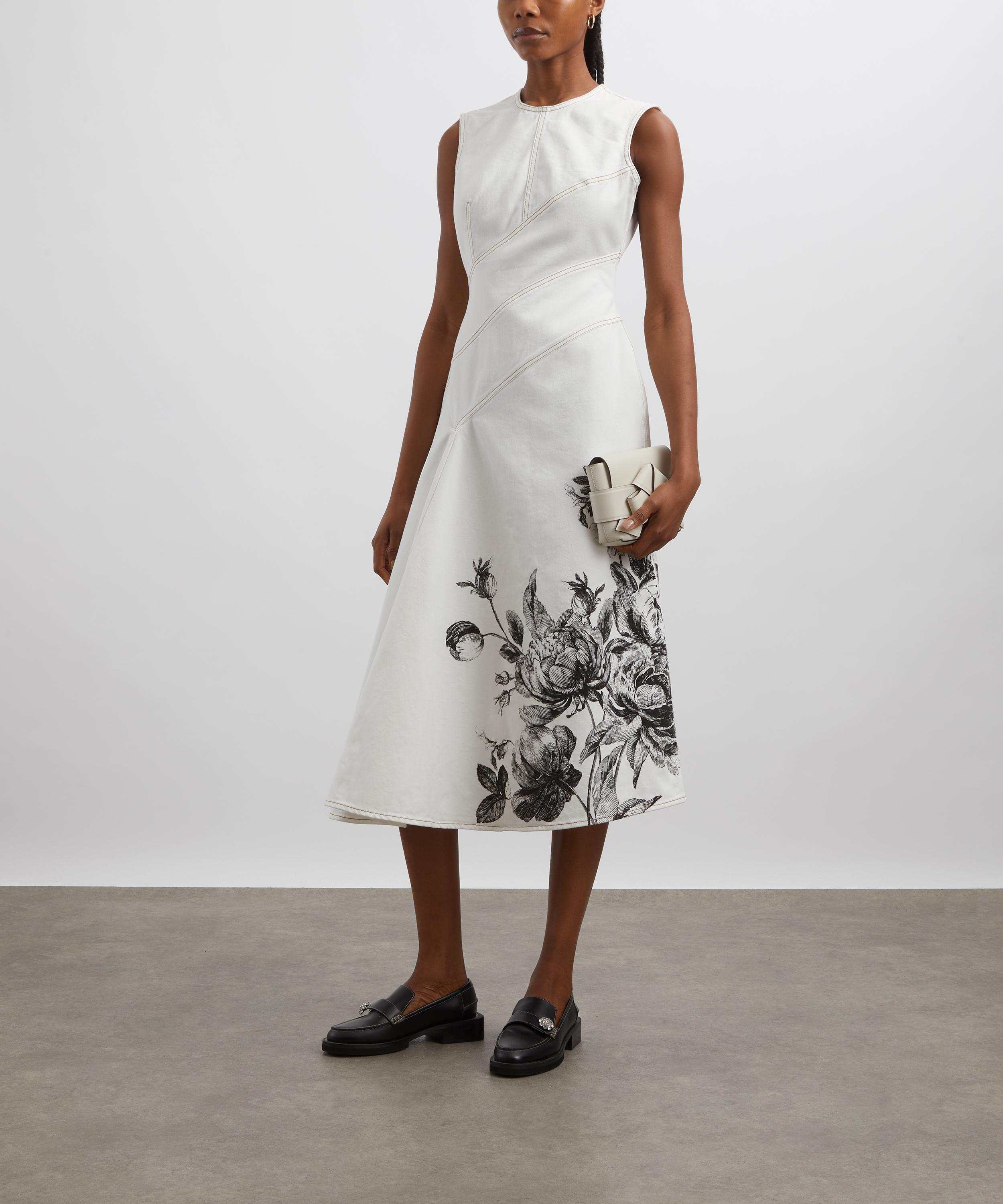 Erdem - Violetta Etching Sleeveless Midi Dress image number 1