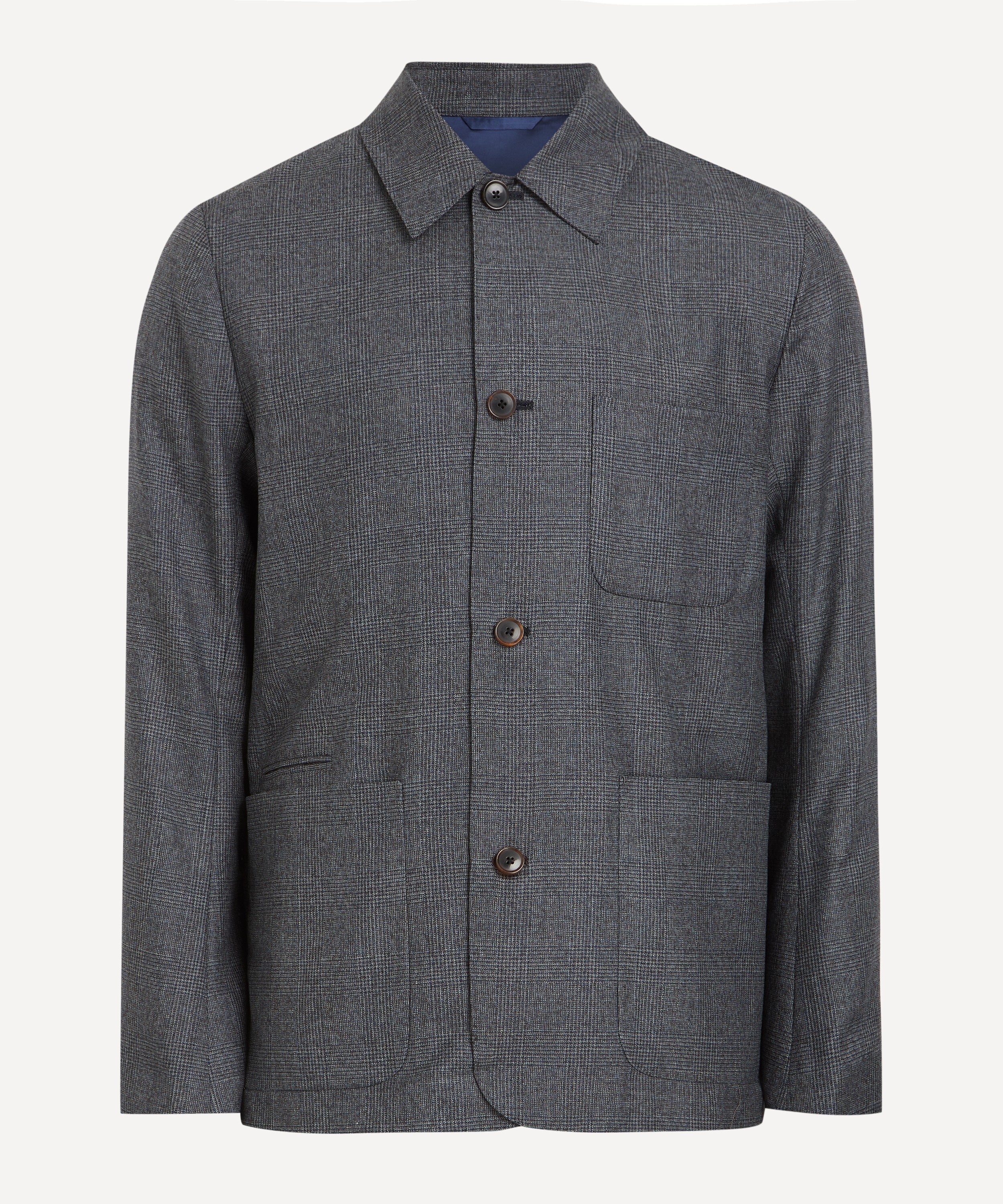 Paul Smith - Grey Check Wool Work Jacket  image number 0