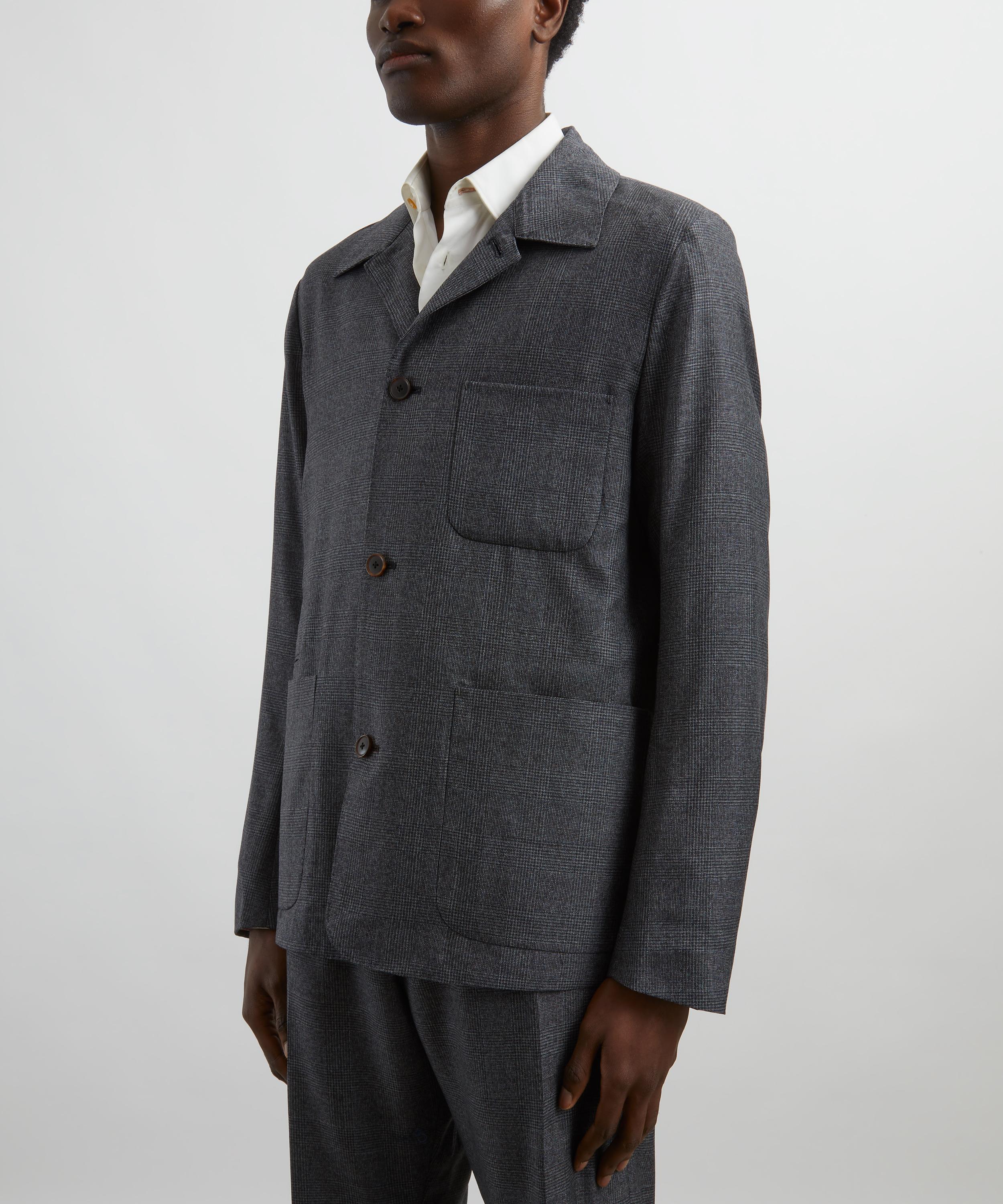 Paul Smith - Grey Check Wool Work Jacket  image number 2