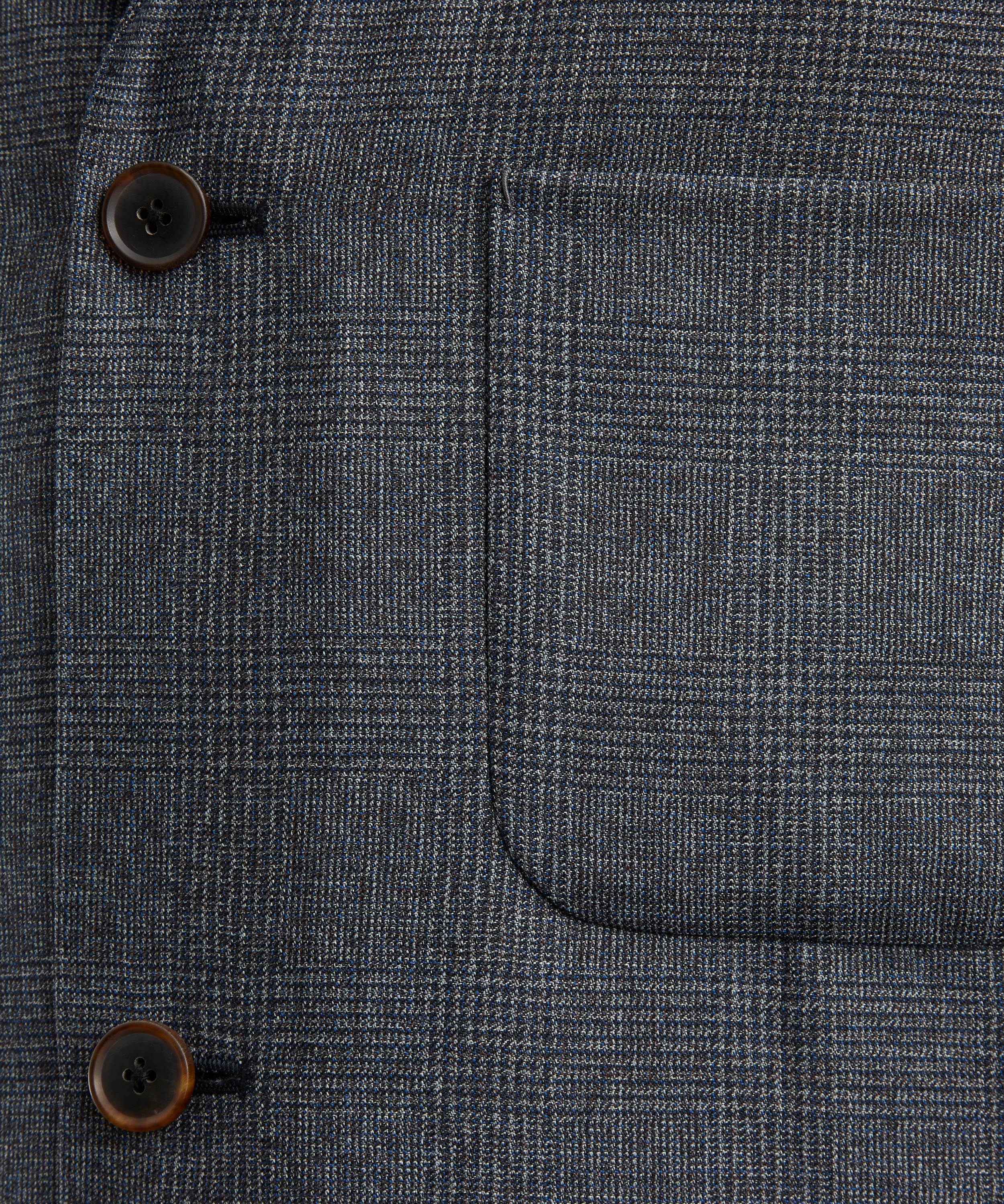 Paul Smith - Grey Check Wool Work Jacket  image number 4