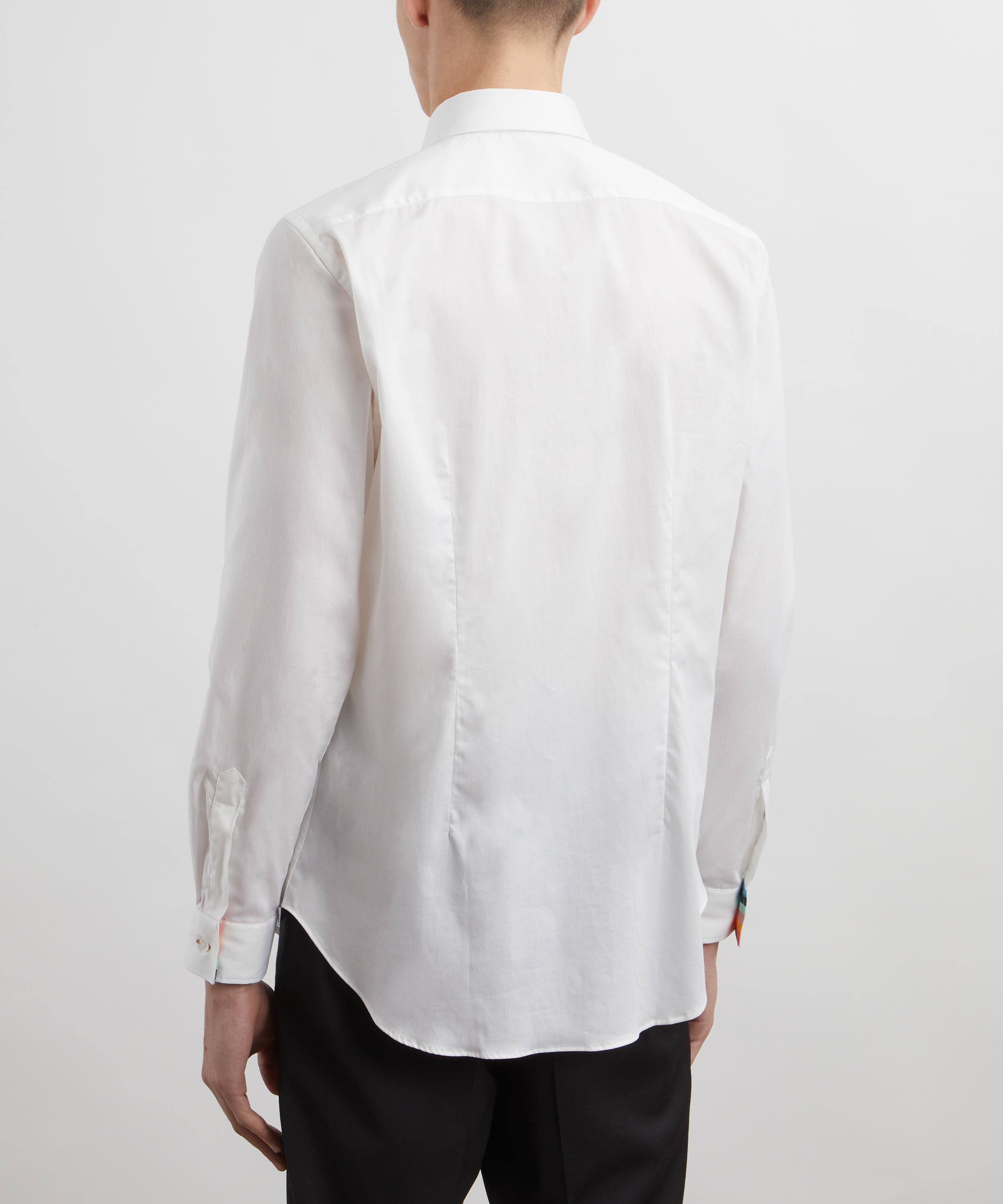 Paul Smith - Ivory Cotton-Viscose Slim-Fit Shirt image number 3