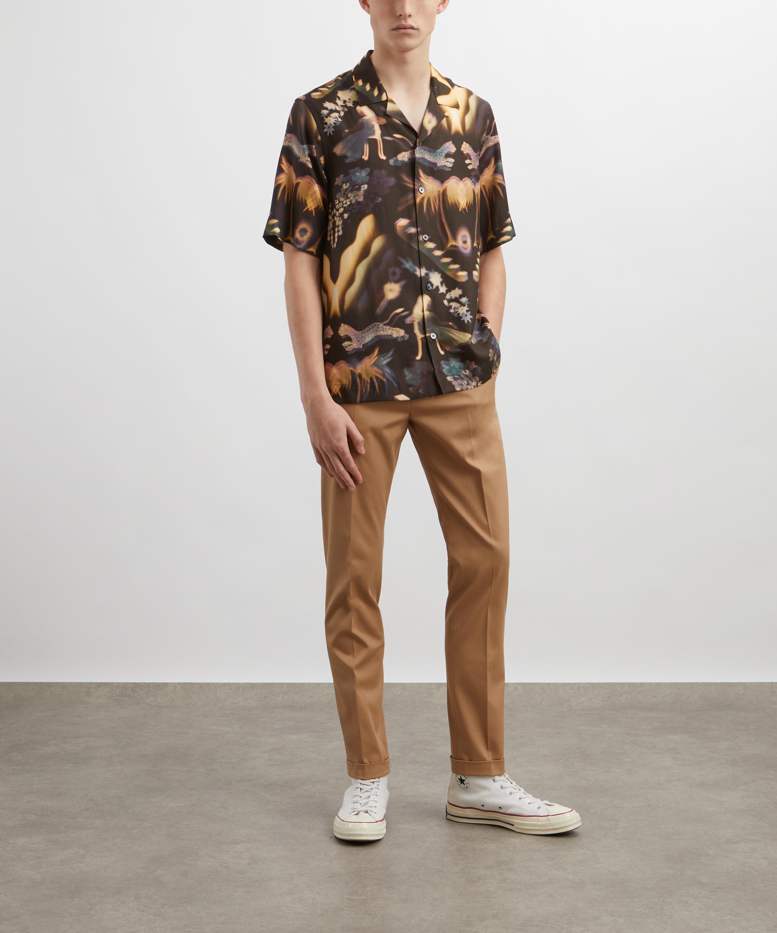 Paul Smith - Lumiere Lyocell Short-Sleeve Shirt image number 1