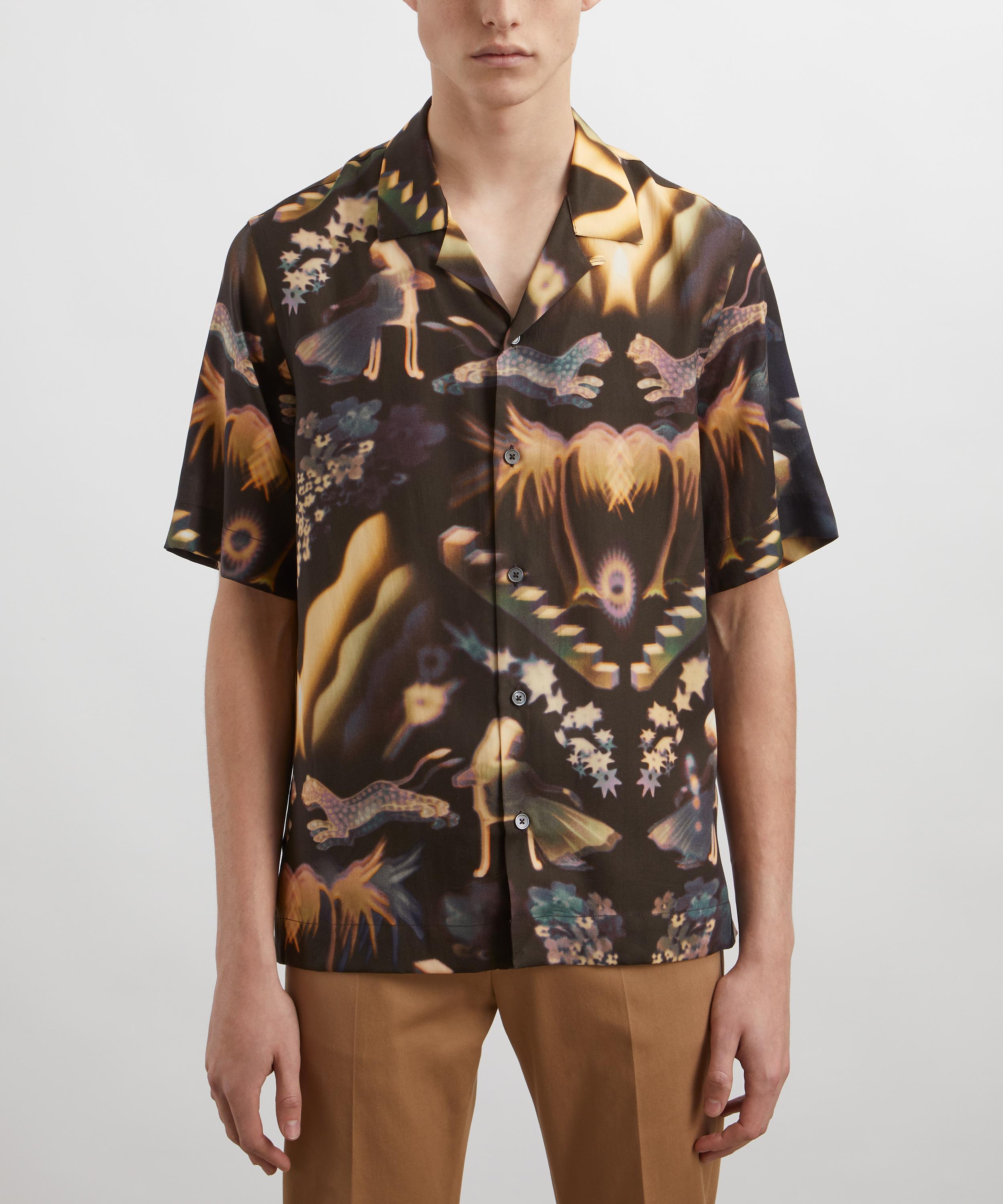 Paul Smith - Lumiere Lyocell Short-Sleeve Shirt image number 2